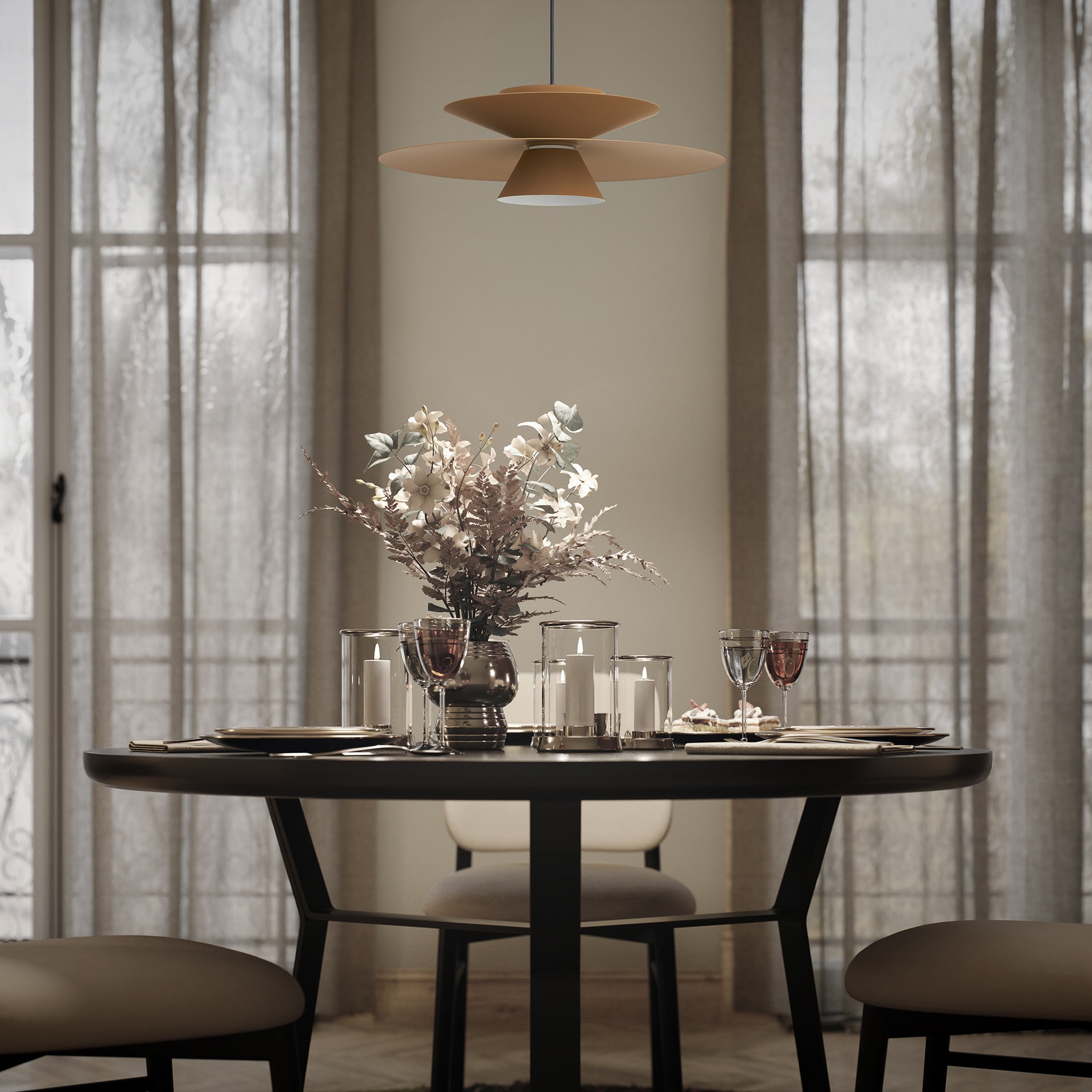 Estrella · Lampade da soffitto · Cachi opaco