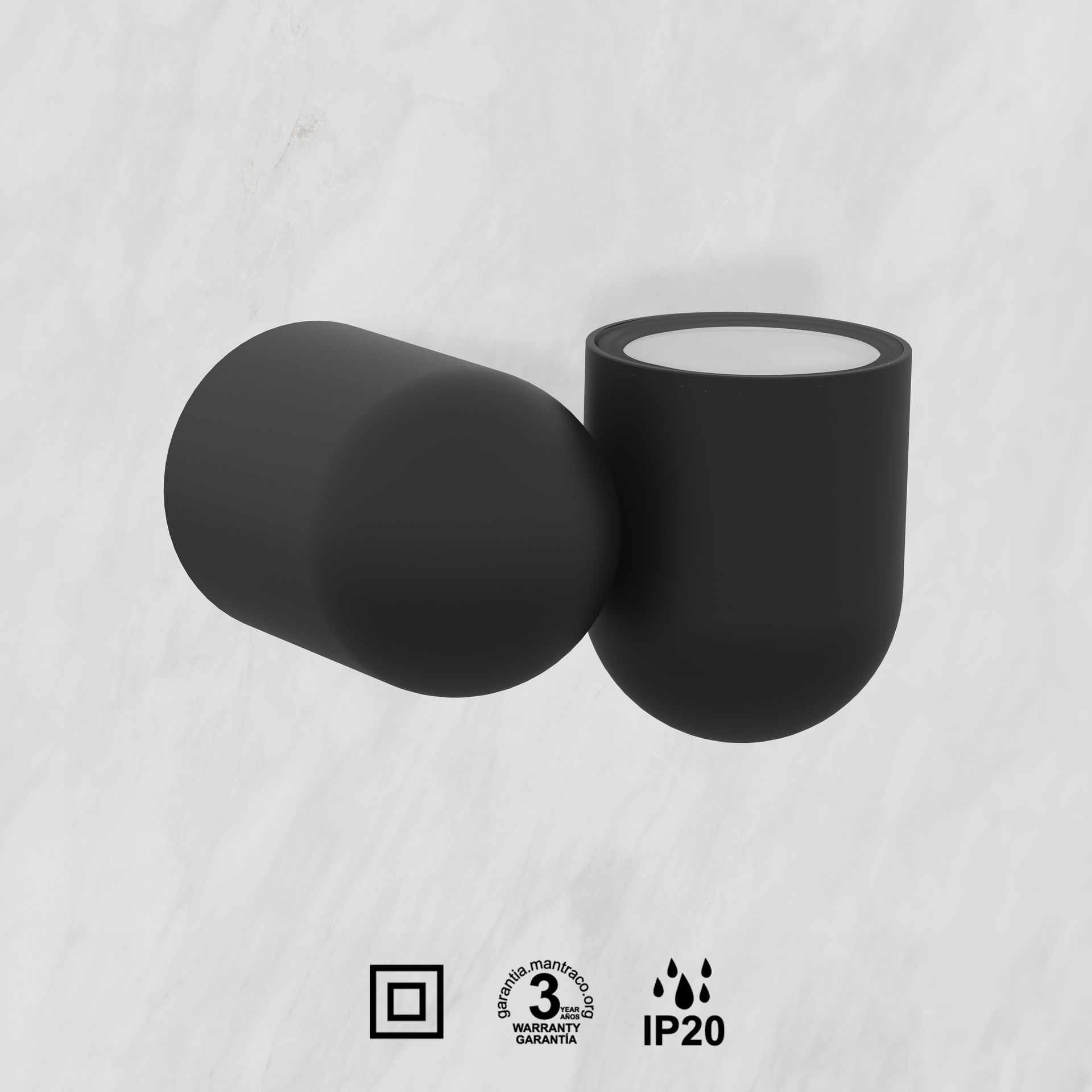 Ios · Luminarias de pared · Black
