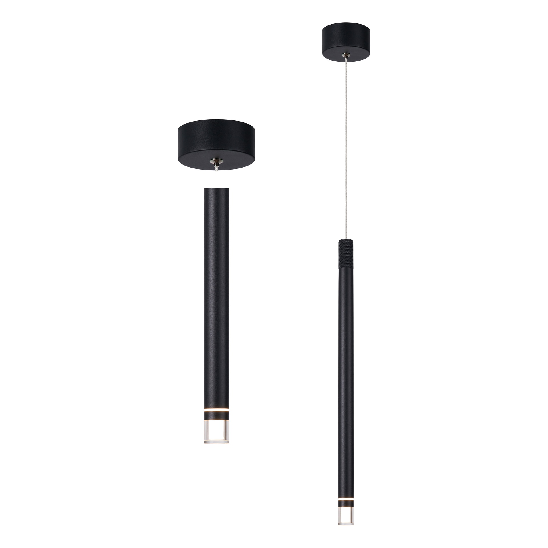 MOANA * SOSPESO 1L LED 7W - NERO Sabbia