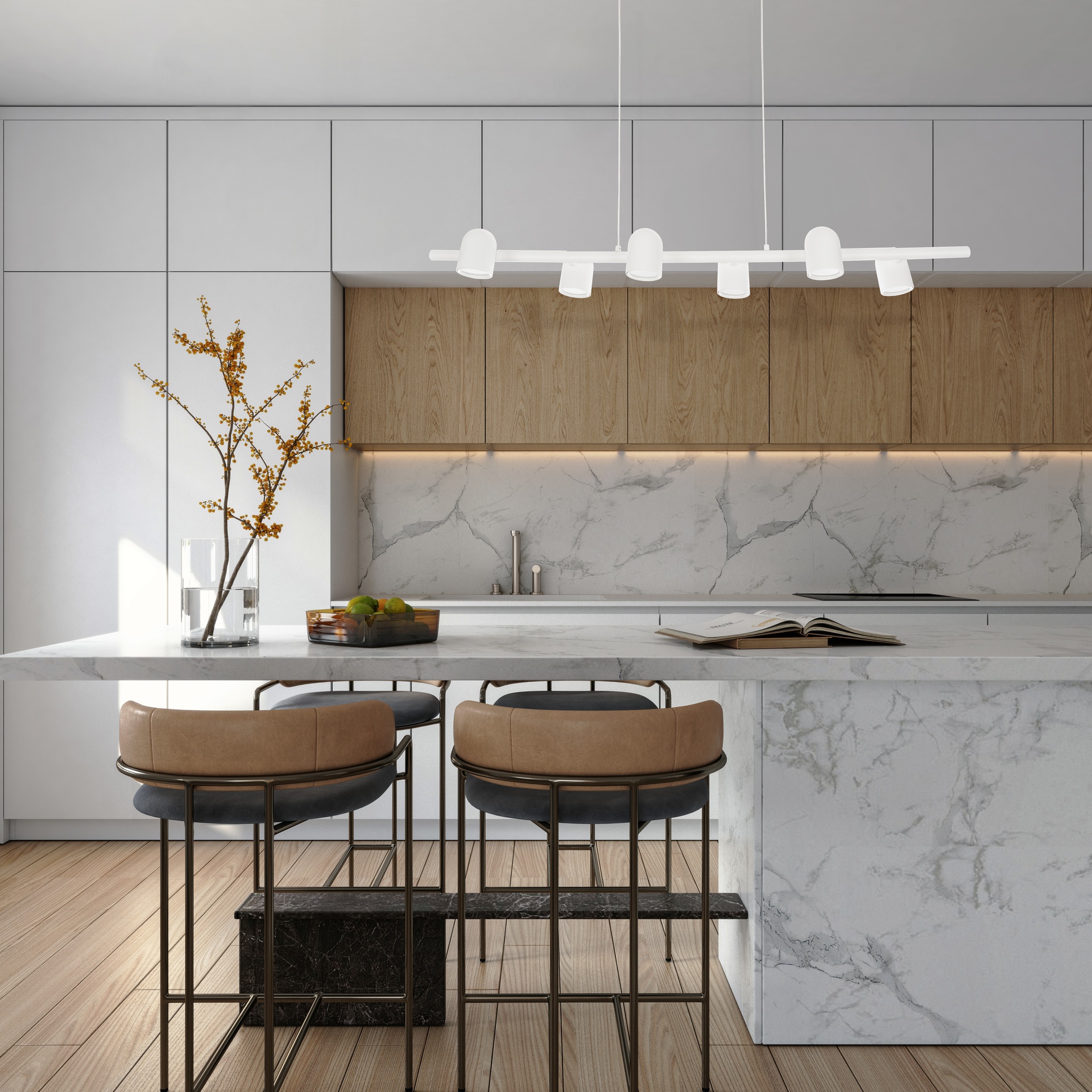 IOS * LAMPADA LINEALE 6L*GU10 BIANCA