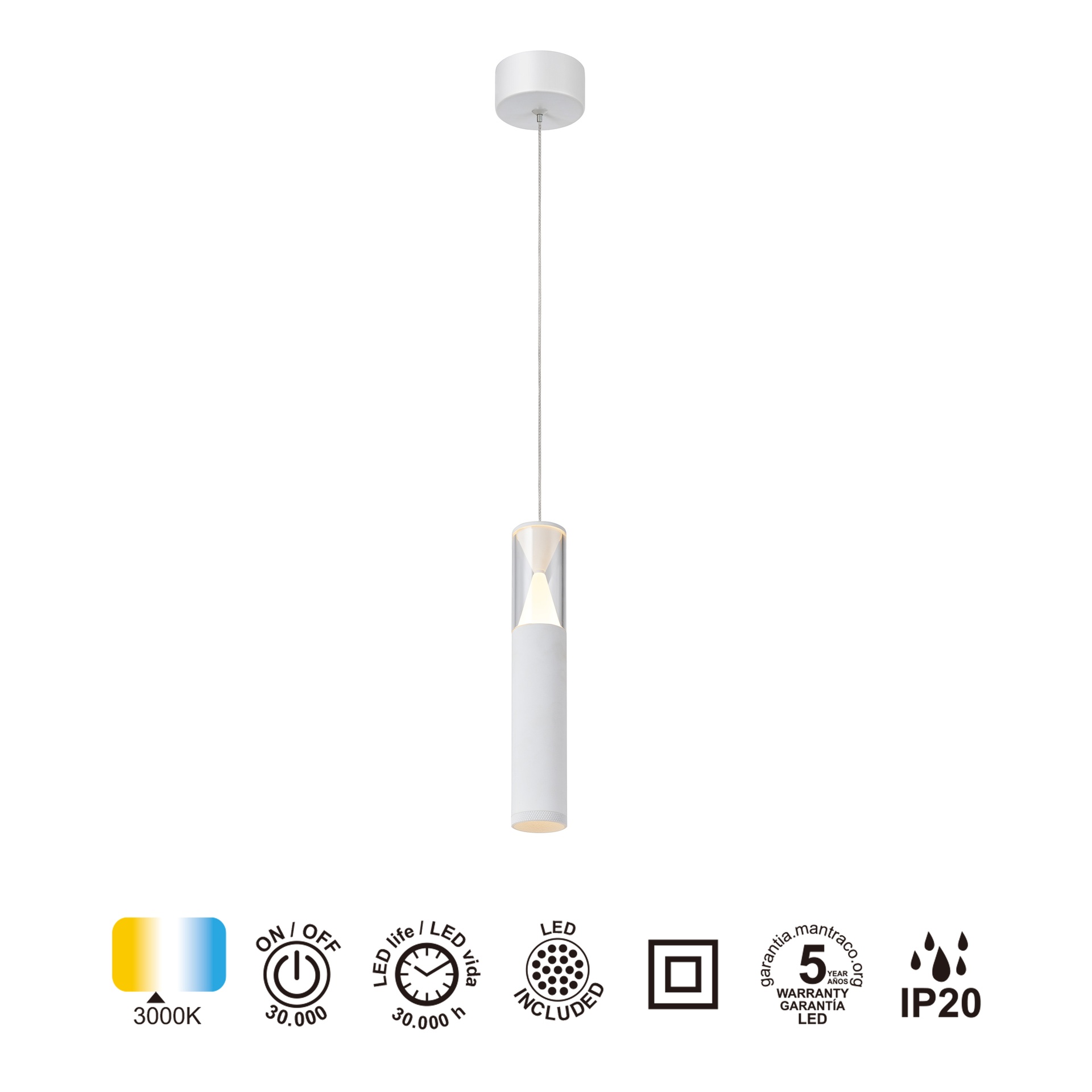 Spark · Luminarias de techo · Blanco