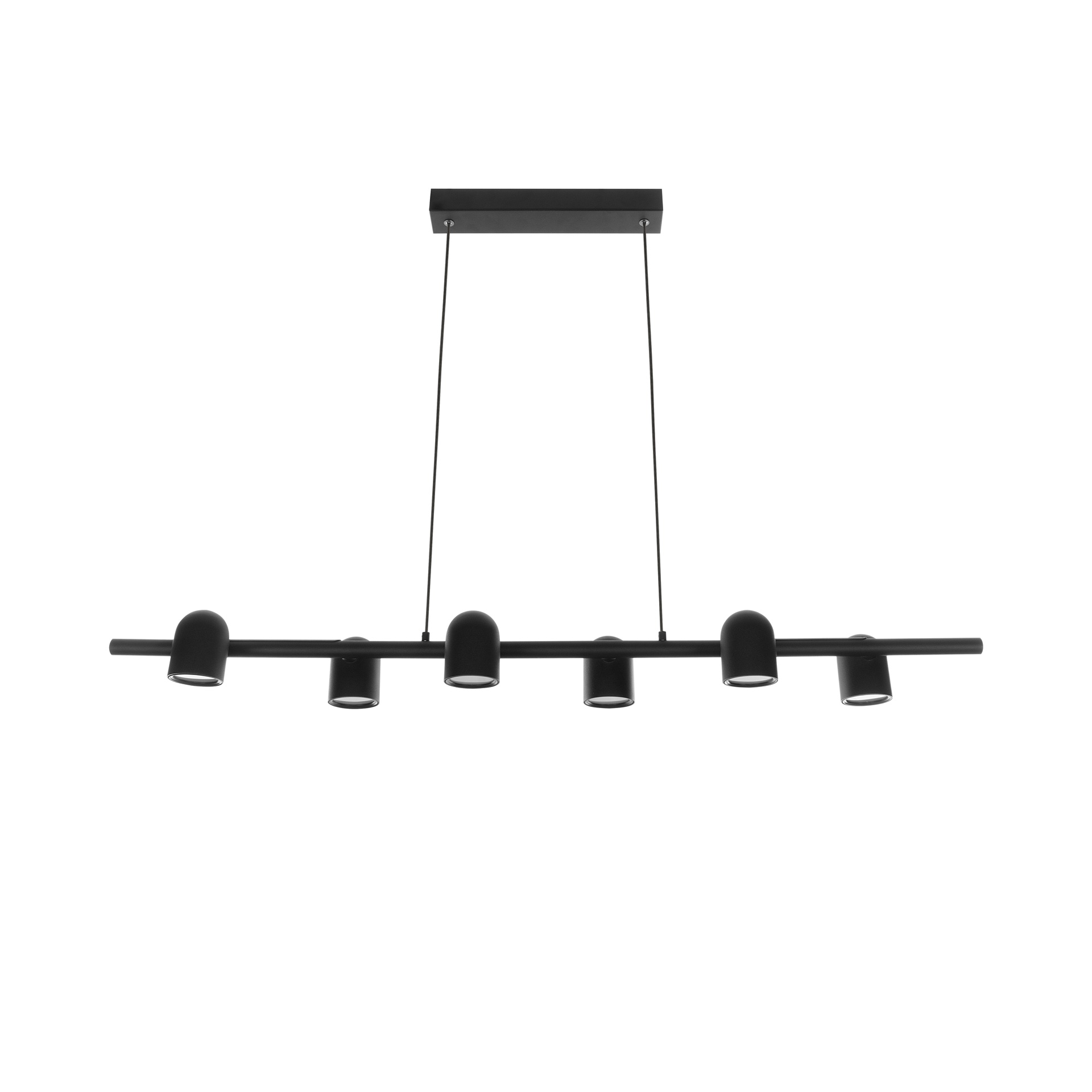 IOS * LINED PENDANTL 6L*GU10 BLACK