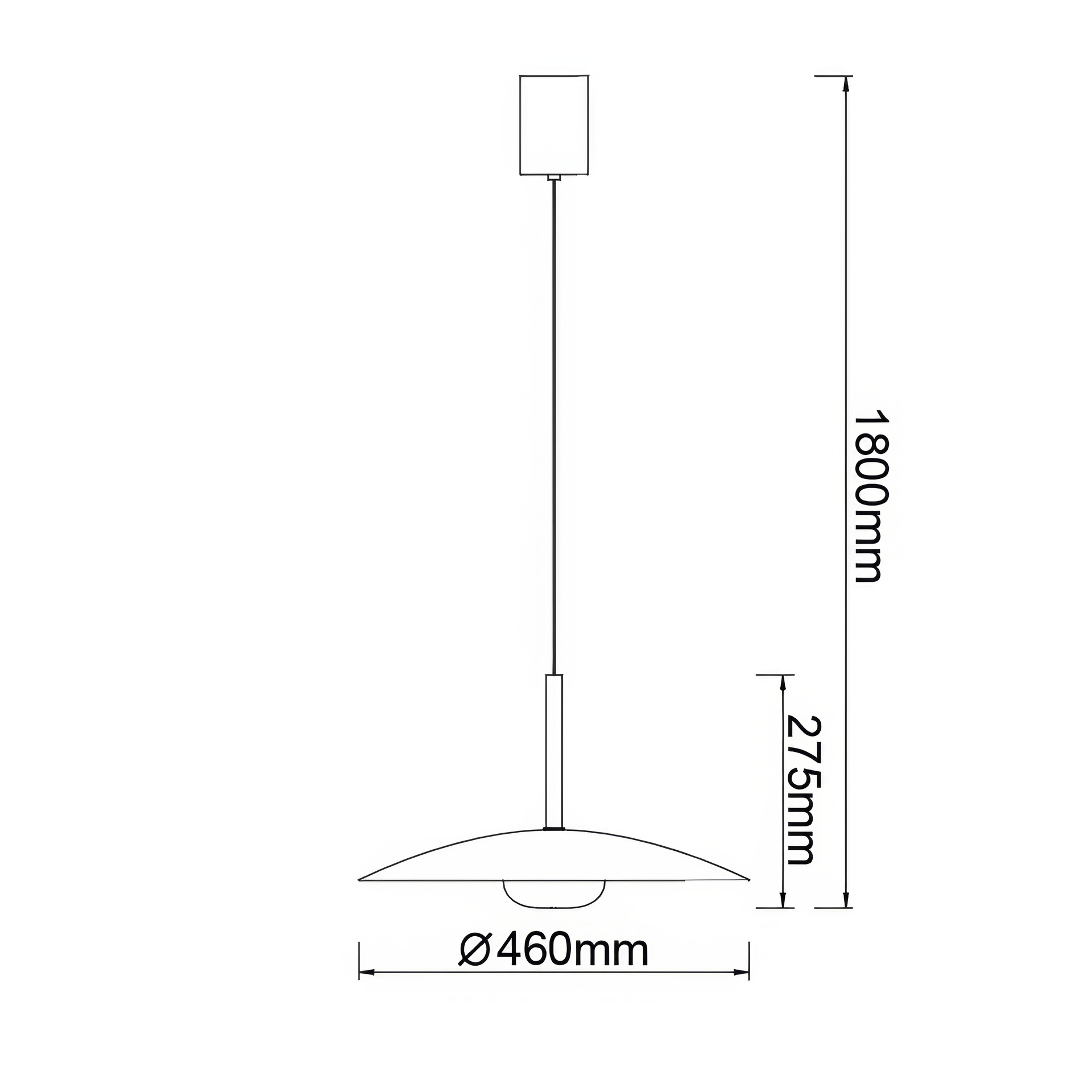 LIDIA * SOSPESO 1L LED 12W  - GRIGIO
