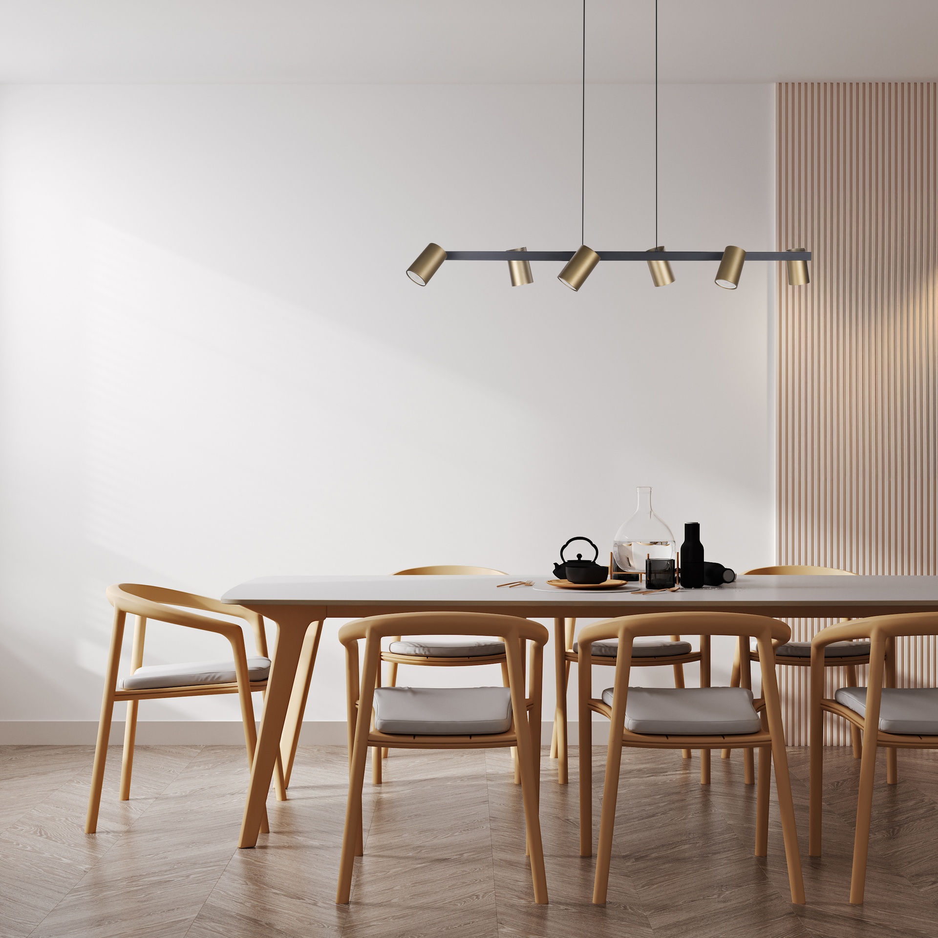 SAL GOLD * LINED PENDANTL 6L GU10