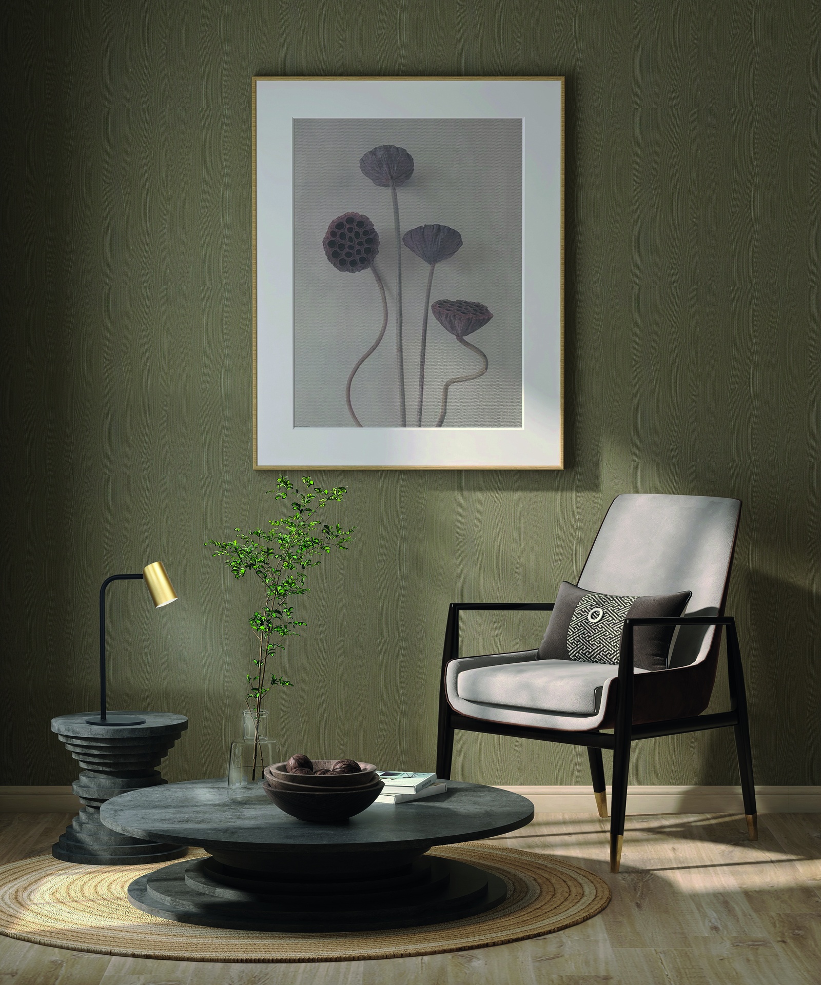 SAL GOLD * TABLE LAMP GU10 (SMALL) 