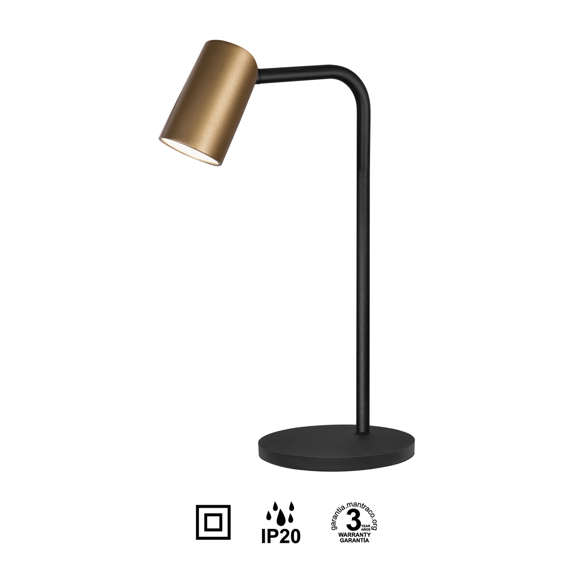 SAL GOLD * TABLE LAMP GU10 (SMALL) 