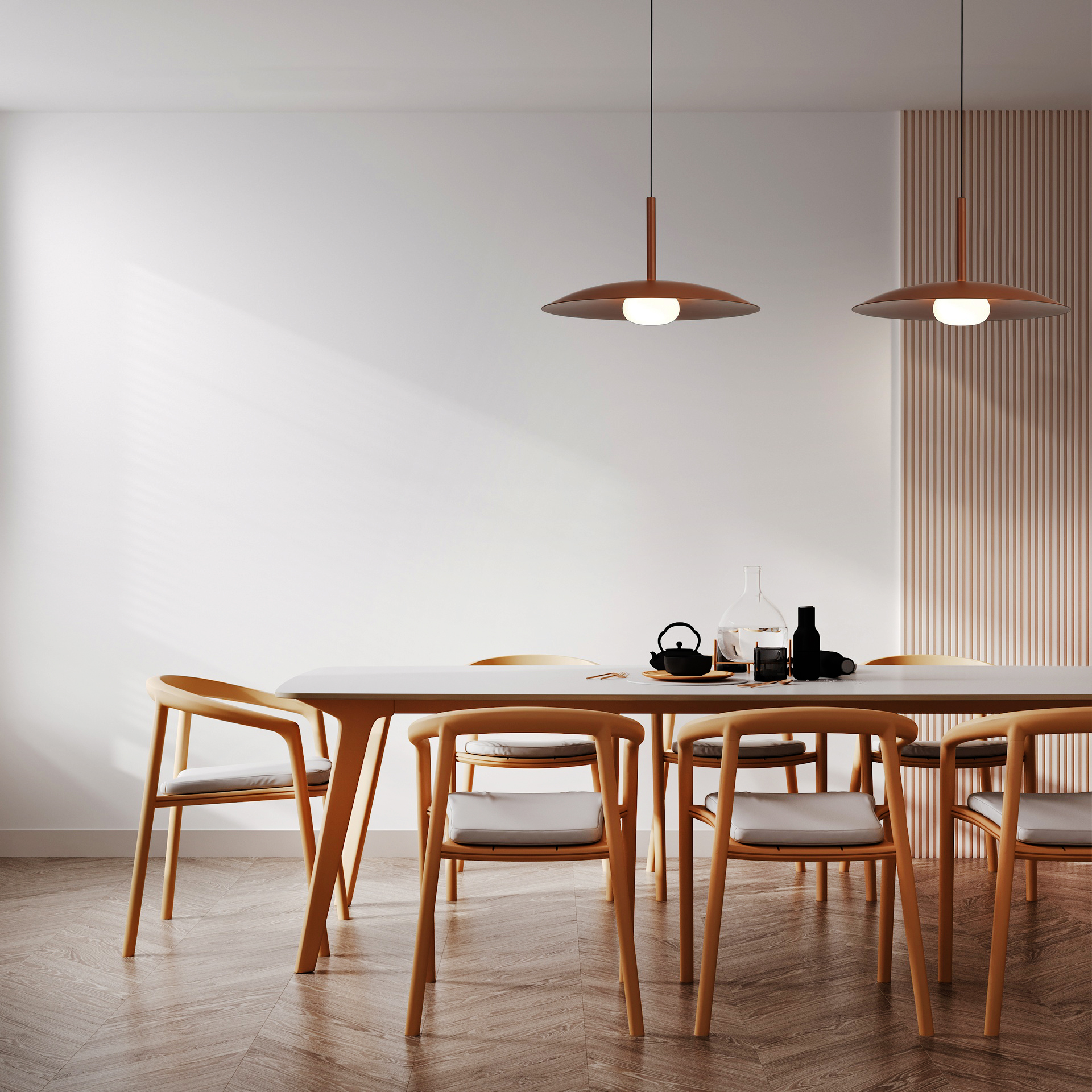 LIDIA * LED PENDANT 1L 12W  - COFFEE