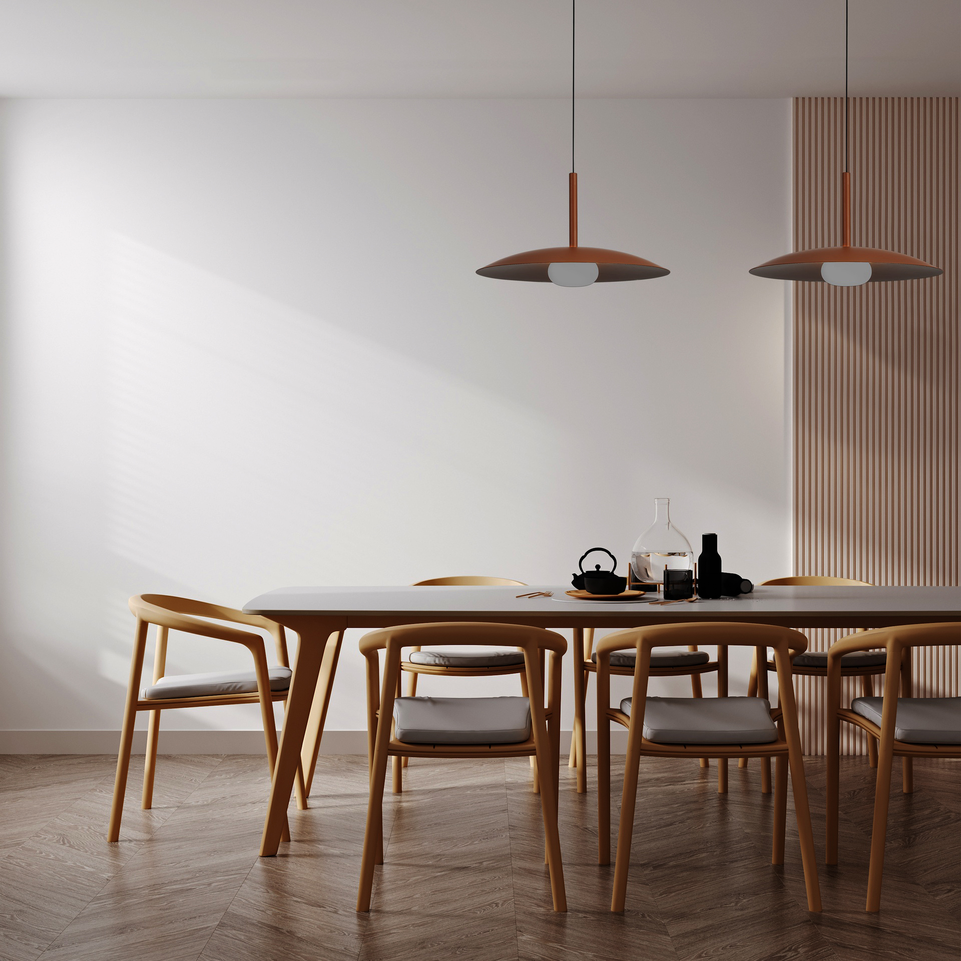LIDIA * LED PENDANT 1L 12W  - COFFEE