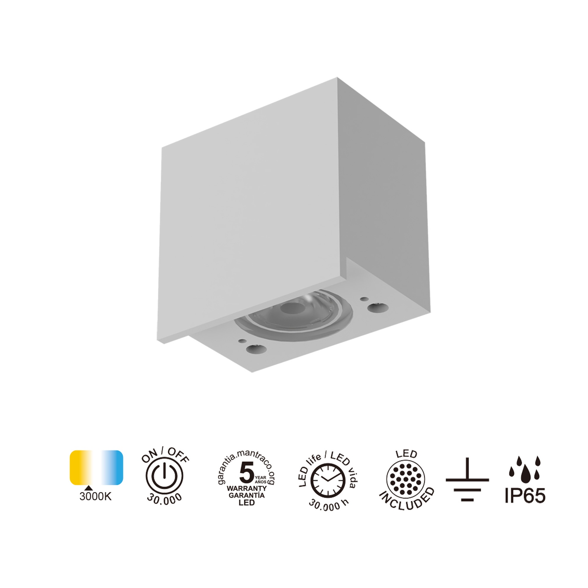 SHELLA * SEGNAPASI LED 3W 3000K C. BIANCO