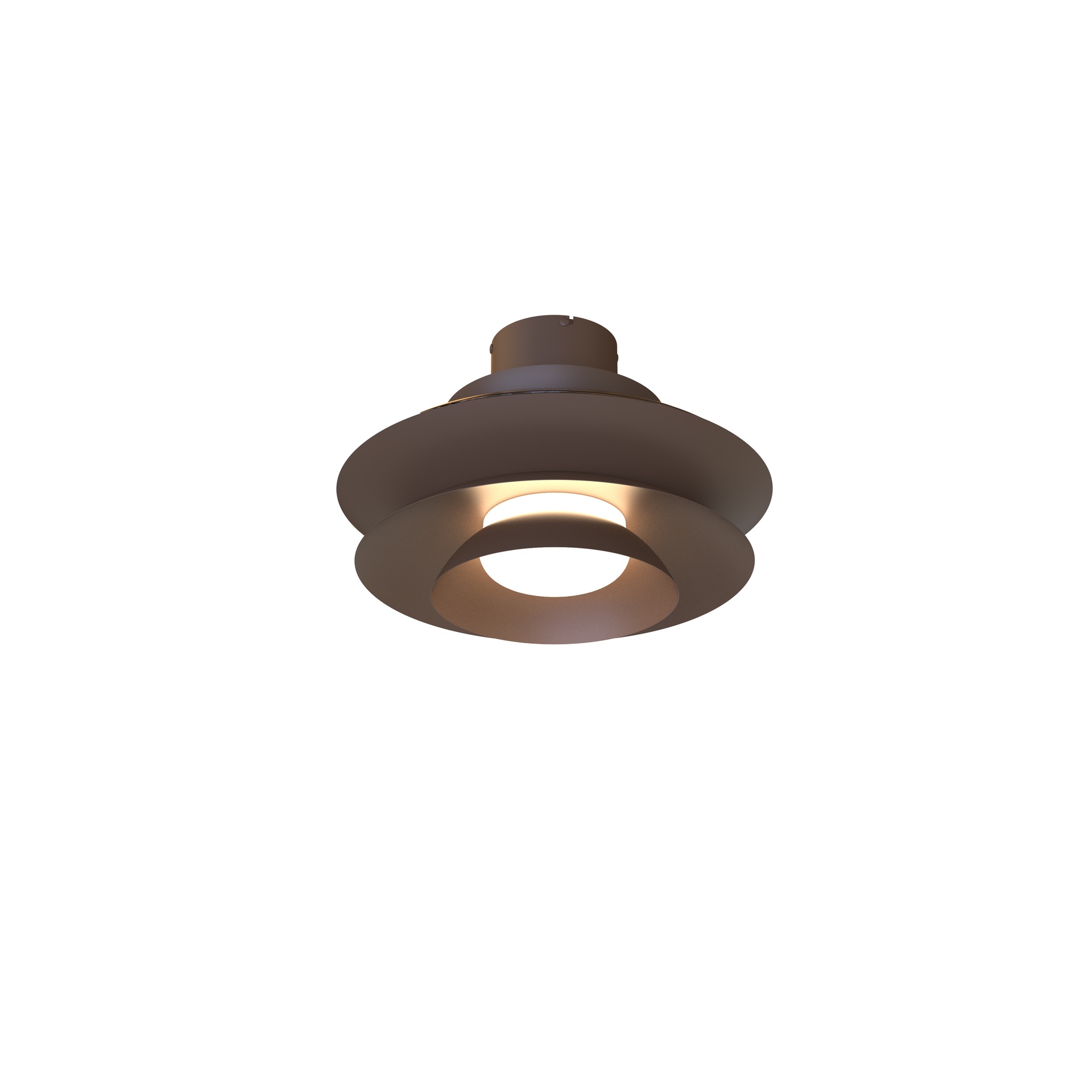 Aconcagua · Ventilador de aspas desplegables con luz · Café
