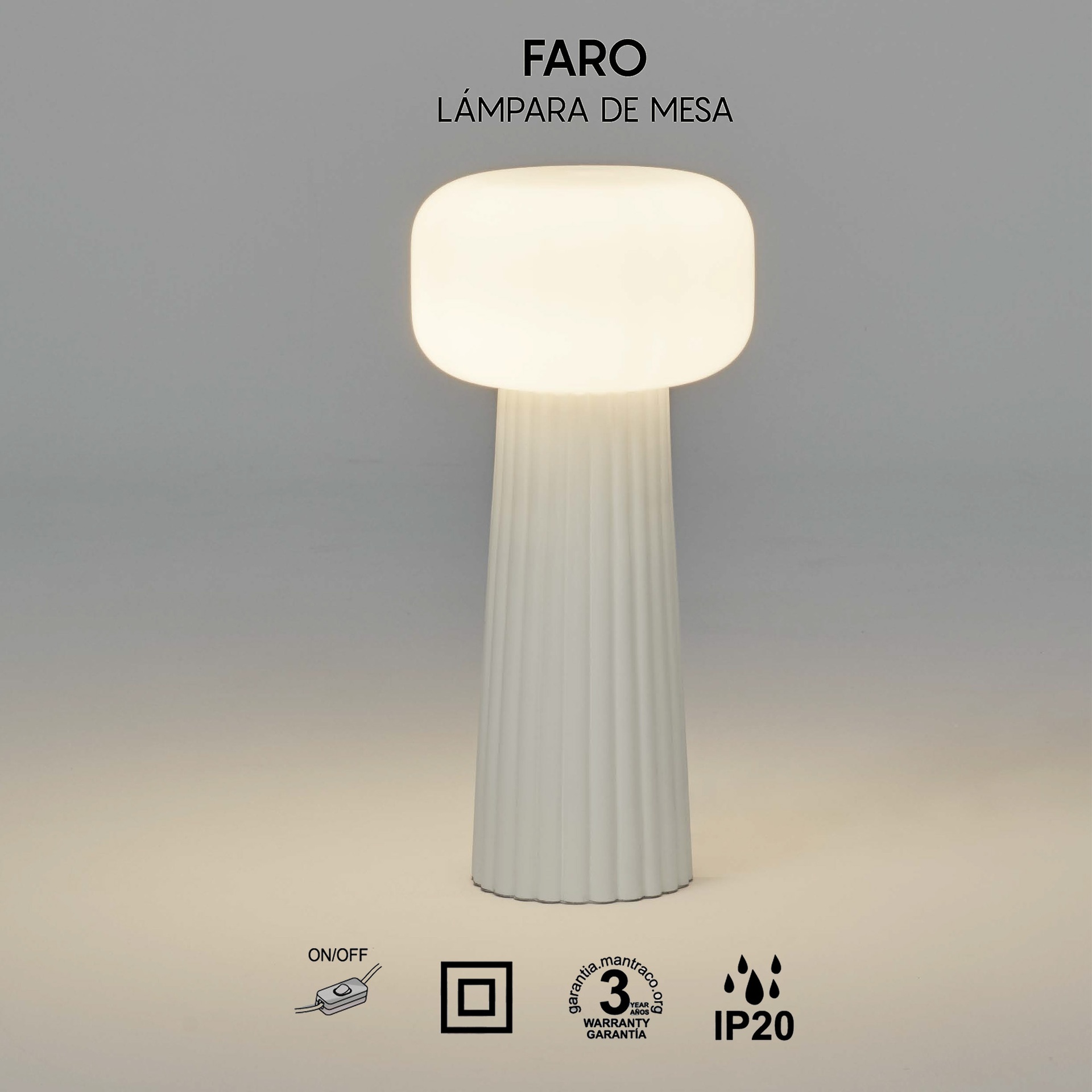 Faro · Sobremesas · Blanco