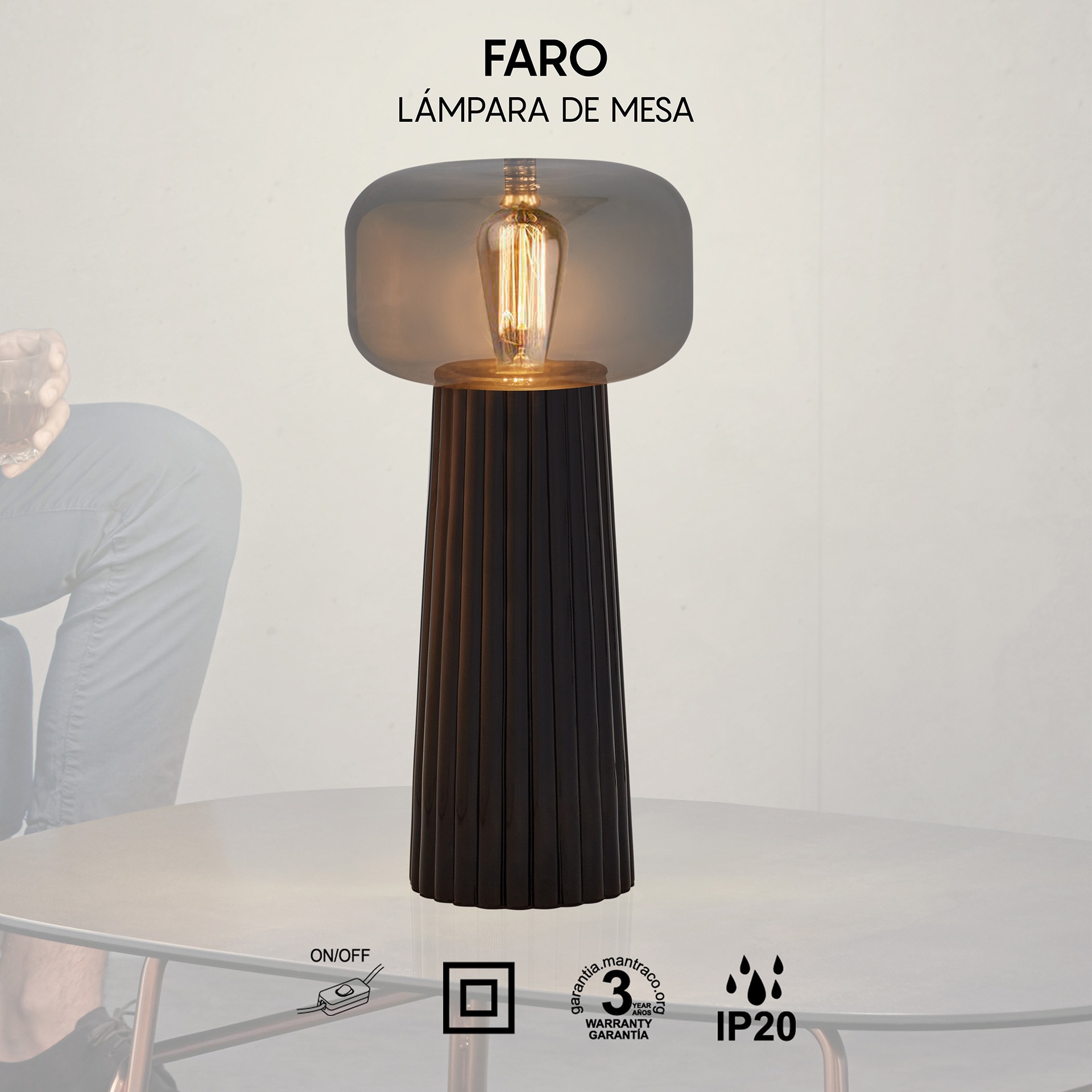 Faro · Sobremesas · Black