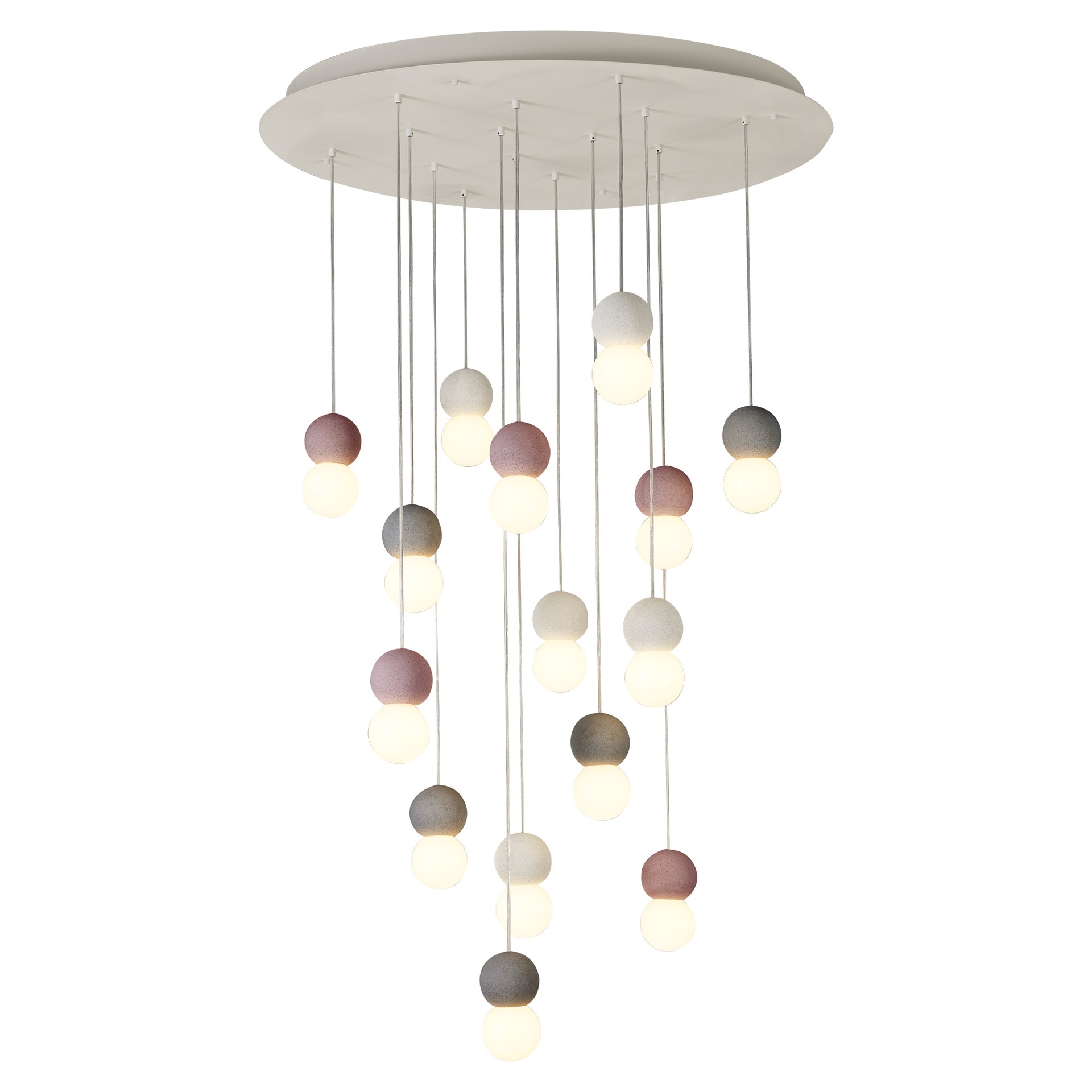 GALAXIA * PENDANT CON 15 PENDANTS (ROUND) S VARIADOS