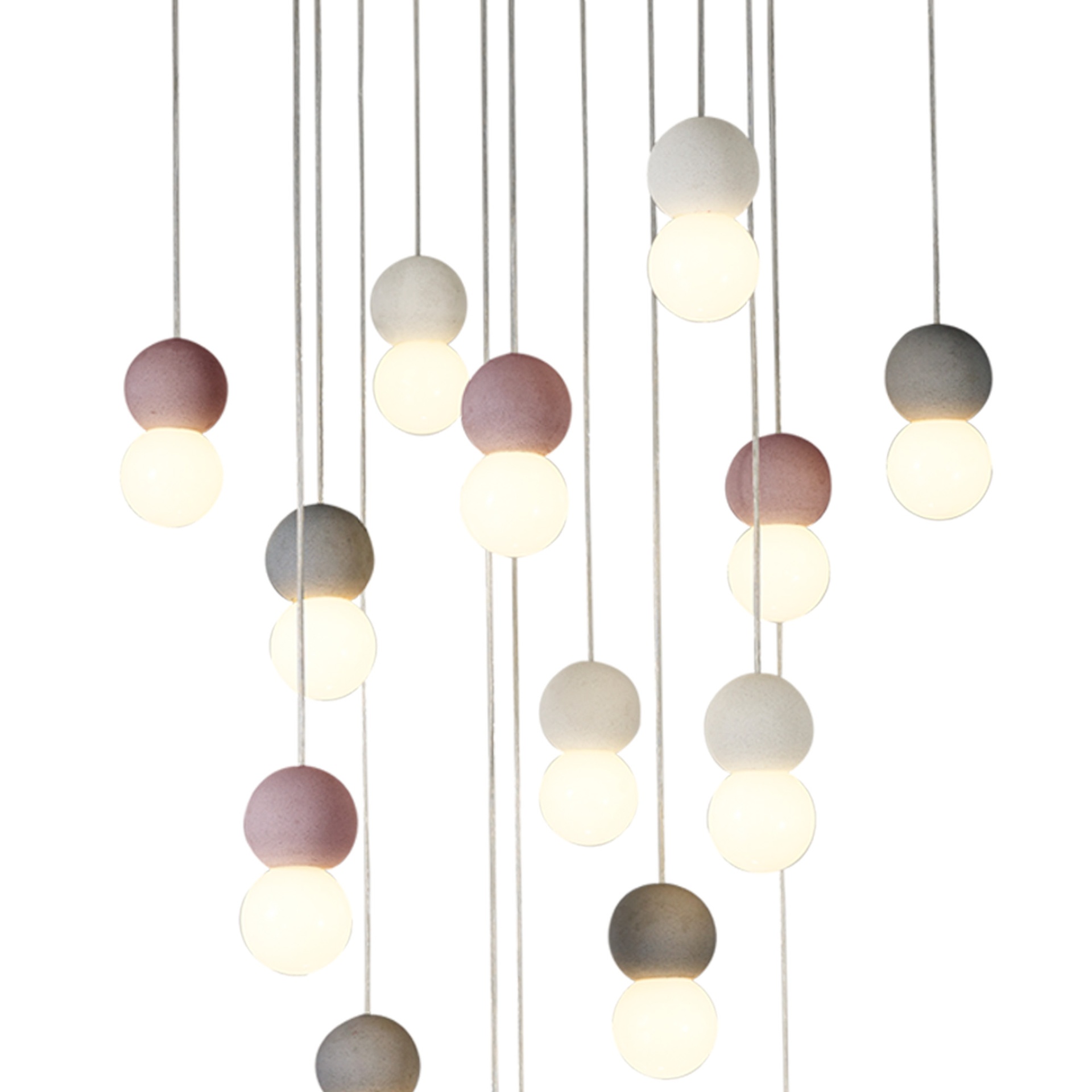 GALAXIA * PENDANT CON 15 PENDANTS (ROUND) S VARIADOS