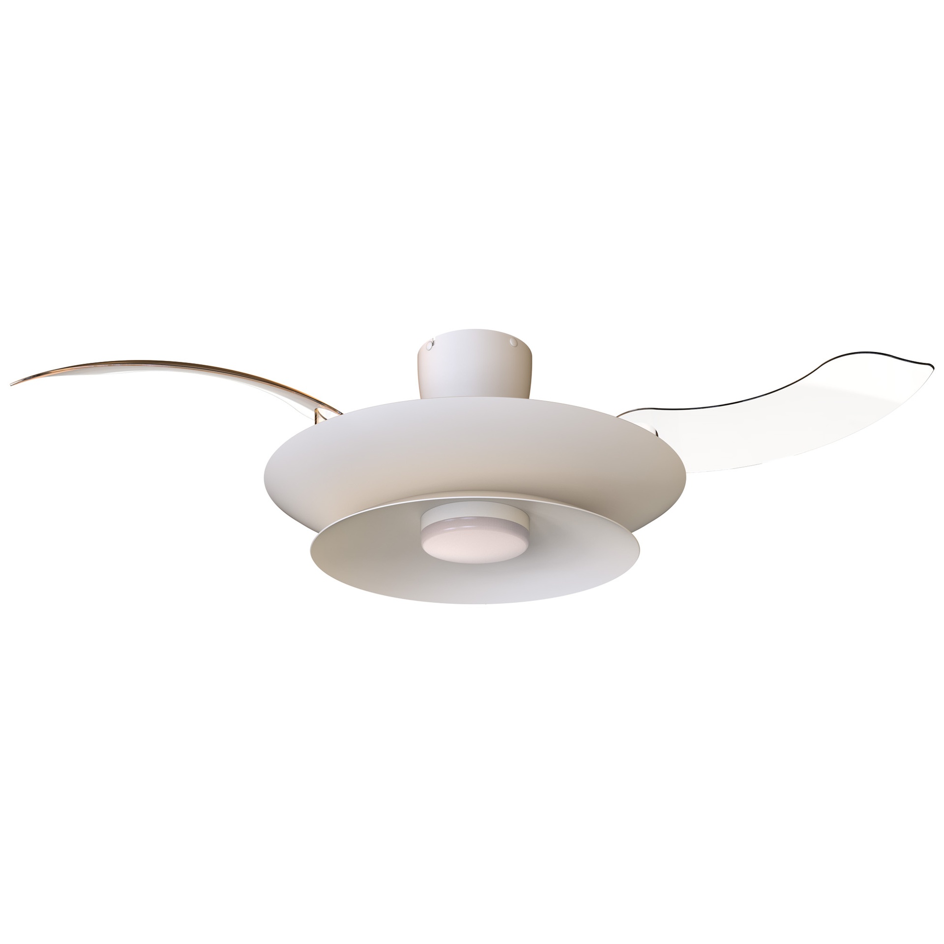 Patagonia · Ventilador de aspas desplegables con luz · Blanco
