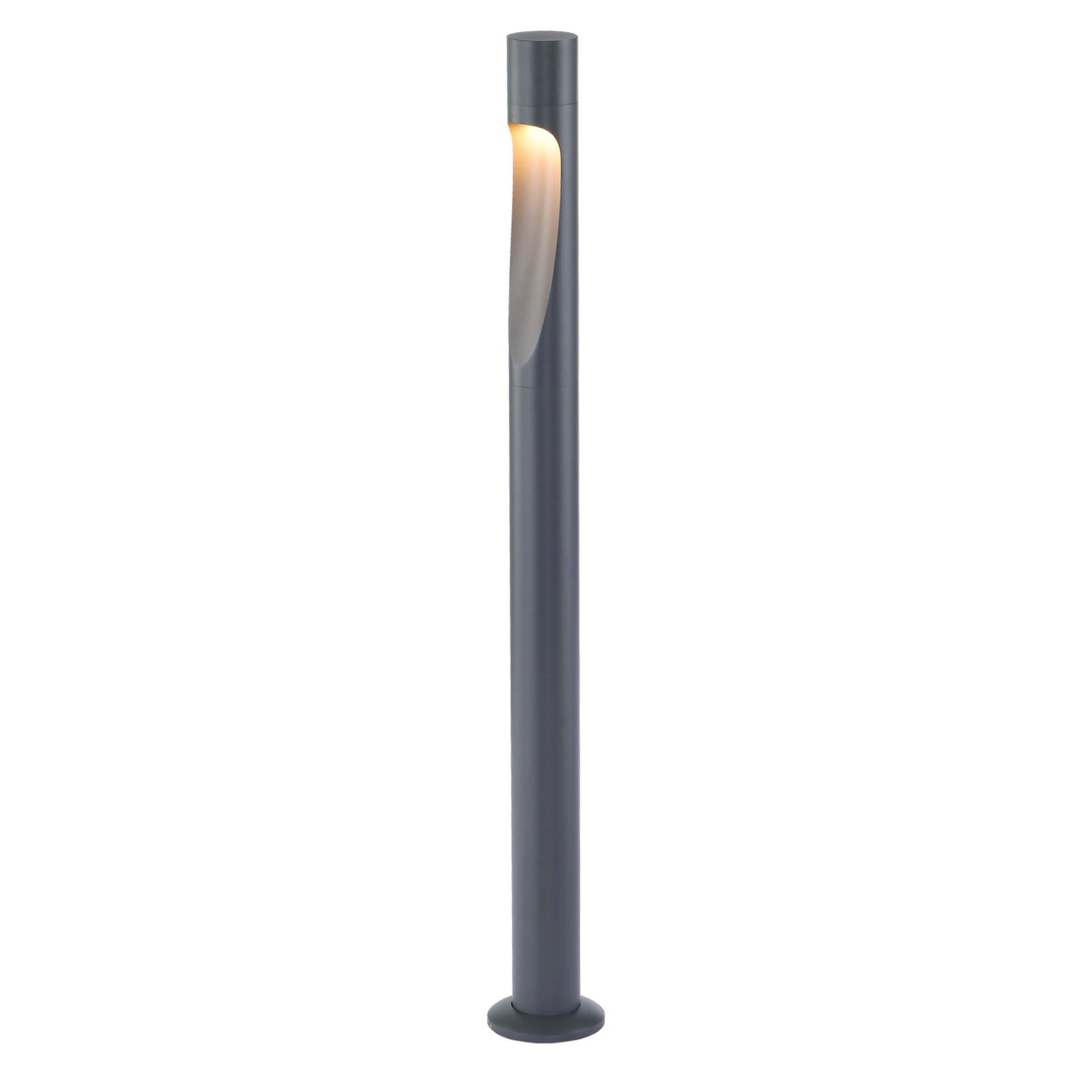 ARAN * PALETTO 80CM IP65 6W 3000K GRIGLIO SCURO