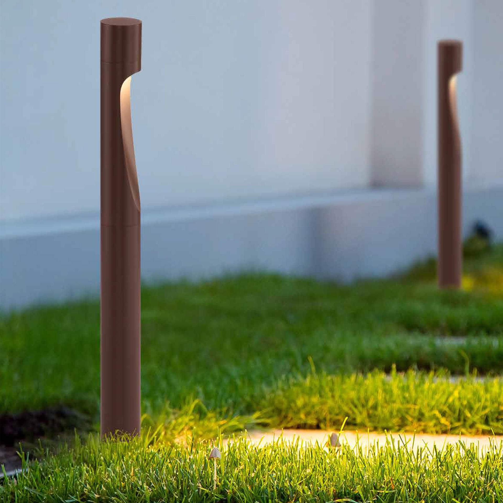 ARAN * BOLLARD 80CM IP65 6W 3000K CORTEN