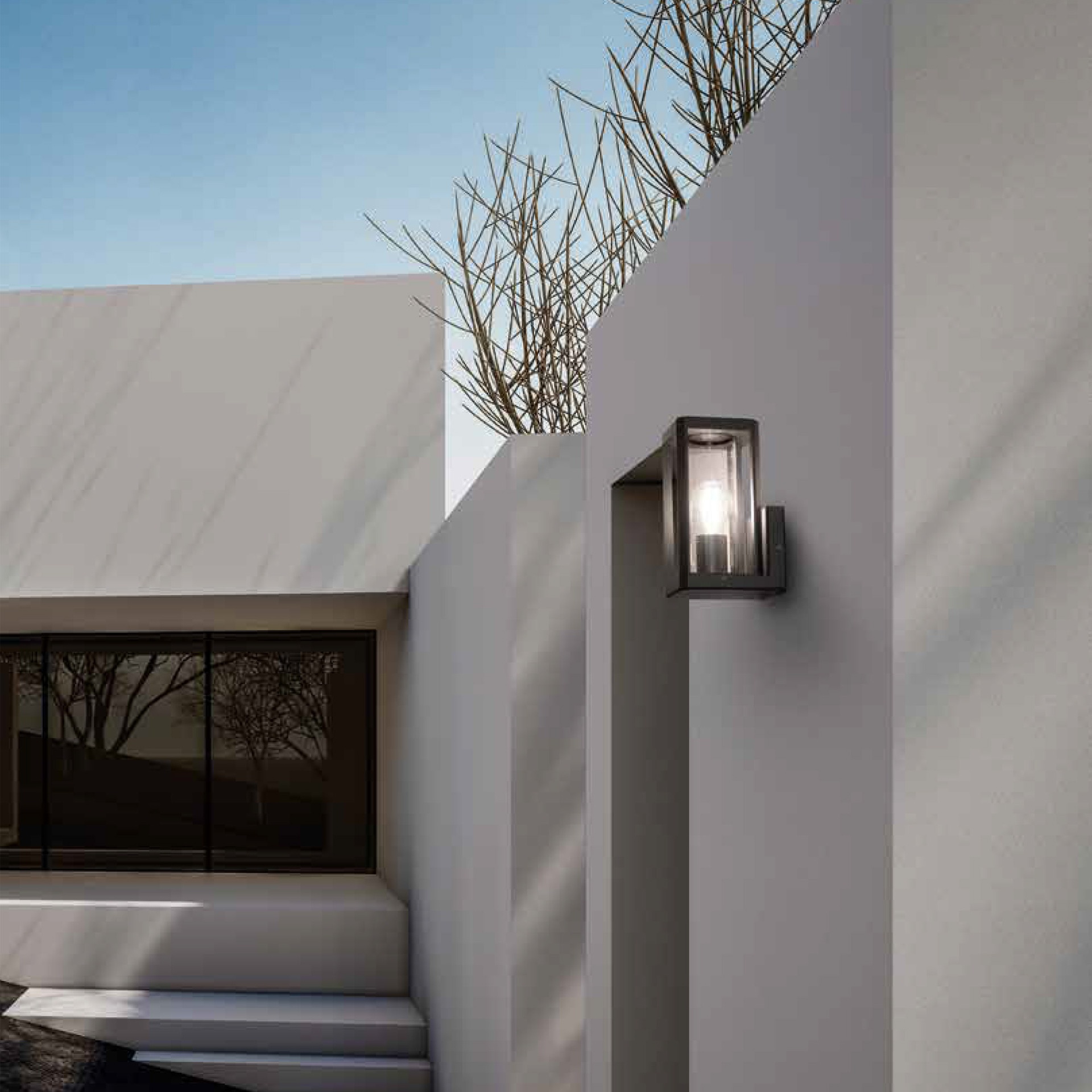 NEVADA * WALL LAMP 1L E27 BLACK