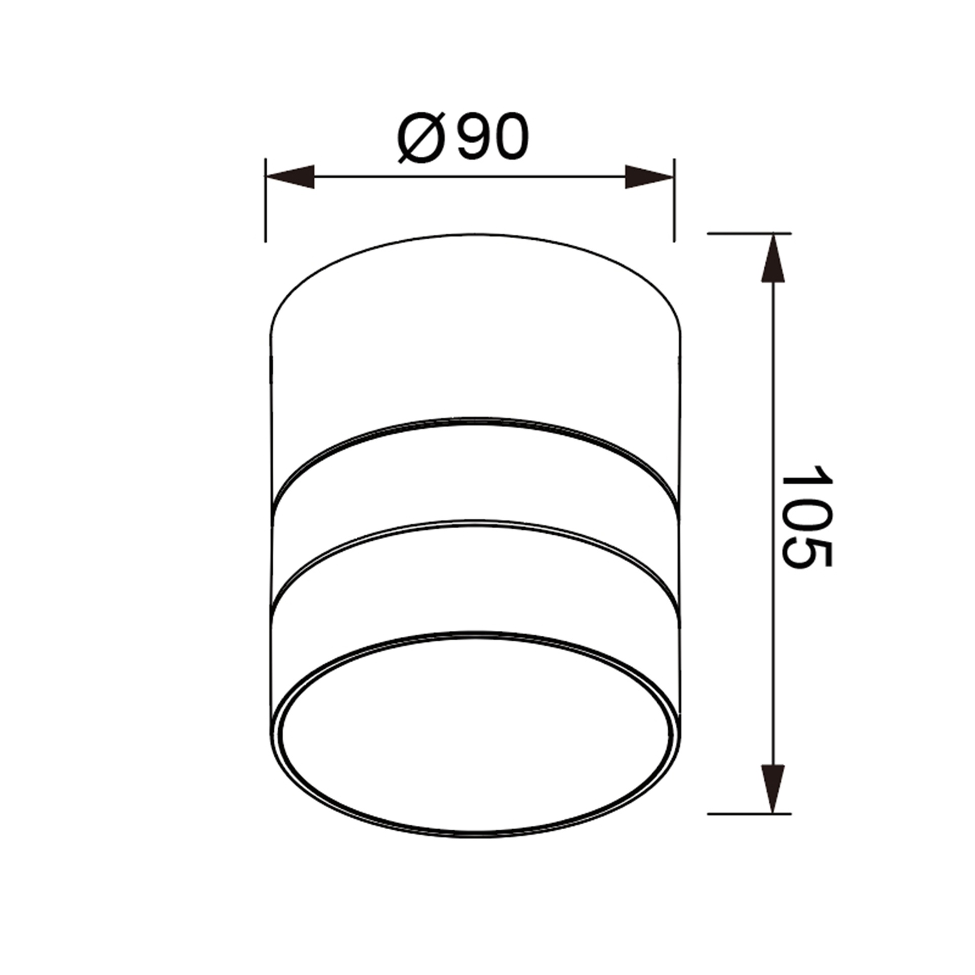 SALER * FARETTO // APPLIQUE IP65 1L*GX53 BIANCO