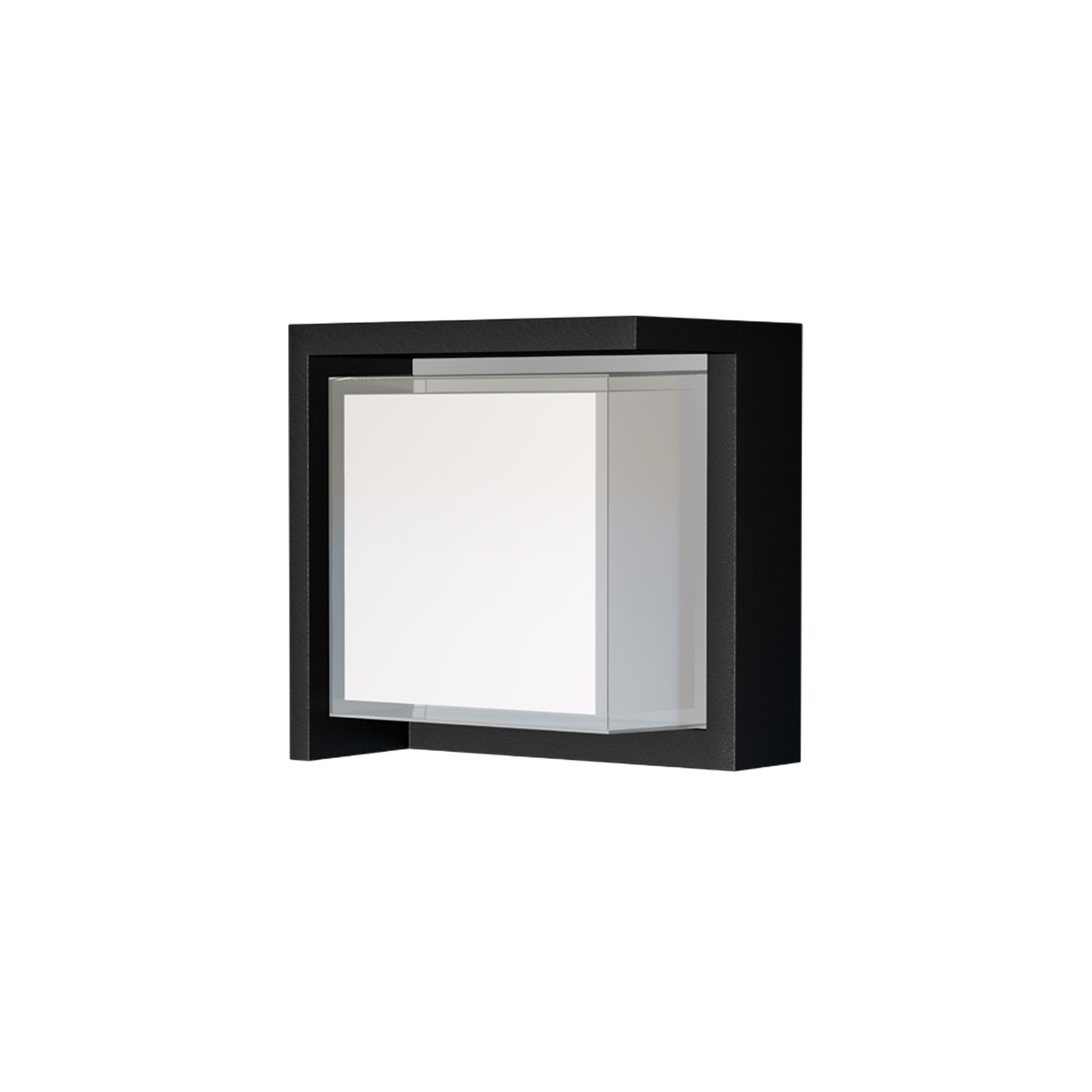 CREEK * APPLIQUE MURALE D'EXTÉRIEUR NOIRE LED IP65 - 15W - CCT