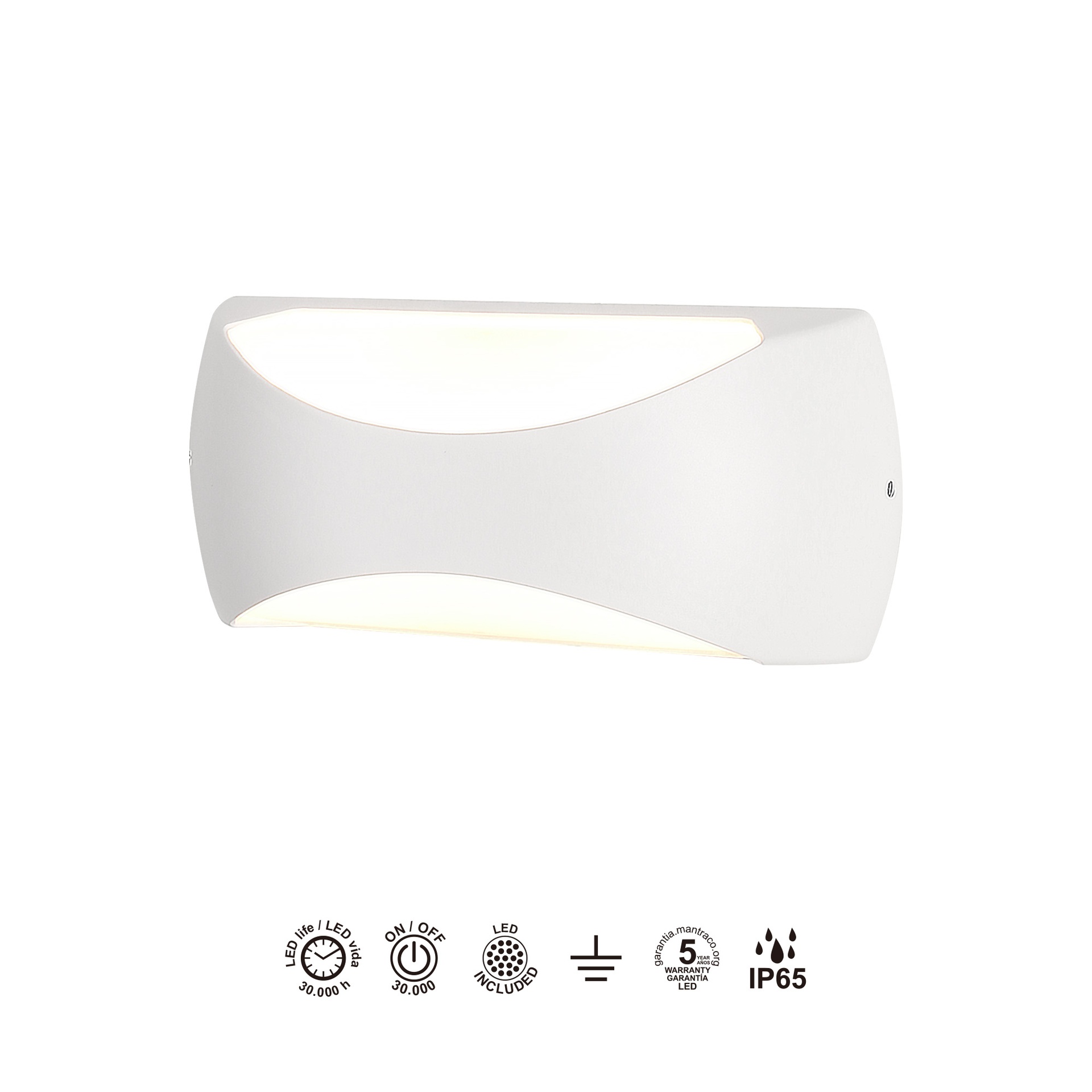 BUTAN * LED WALL LAMP 12W 3000K WHITE