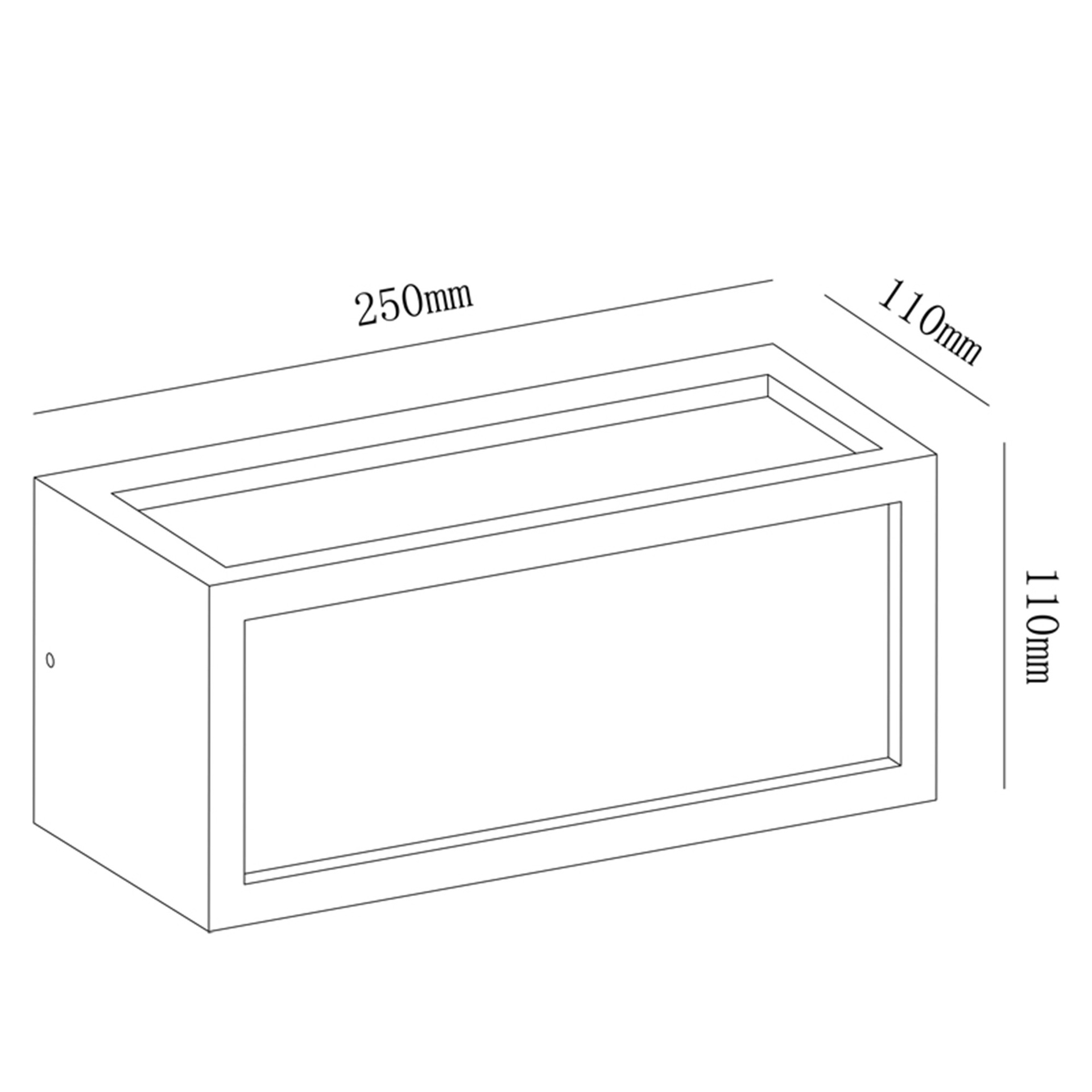 UTAH * EXTERIOR WALL LAMP WHITE IP65 - 1L*E27