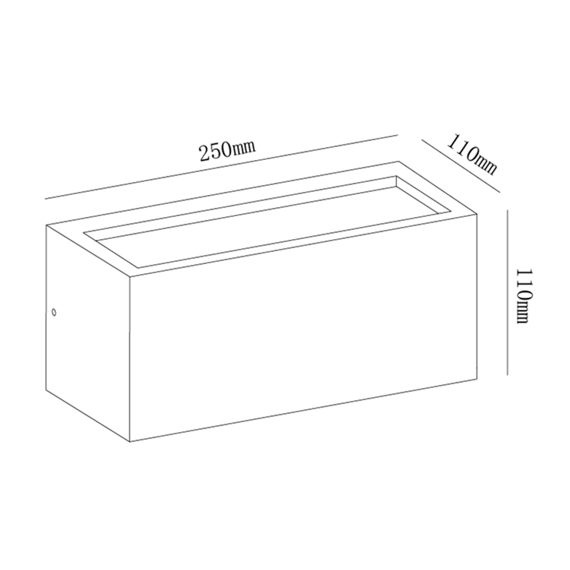 UTAH * EXTERIOR WALL LAMP DARK GREY  IP65 - 1L*E27