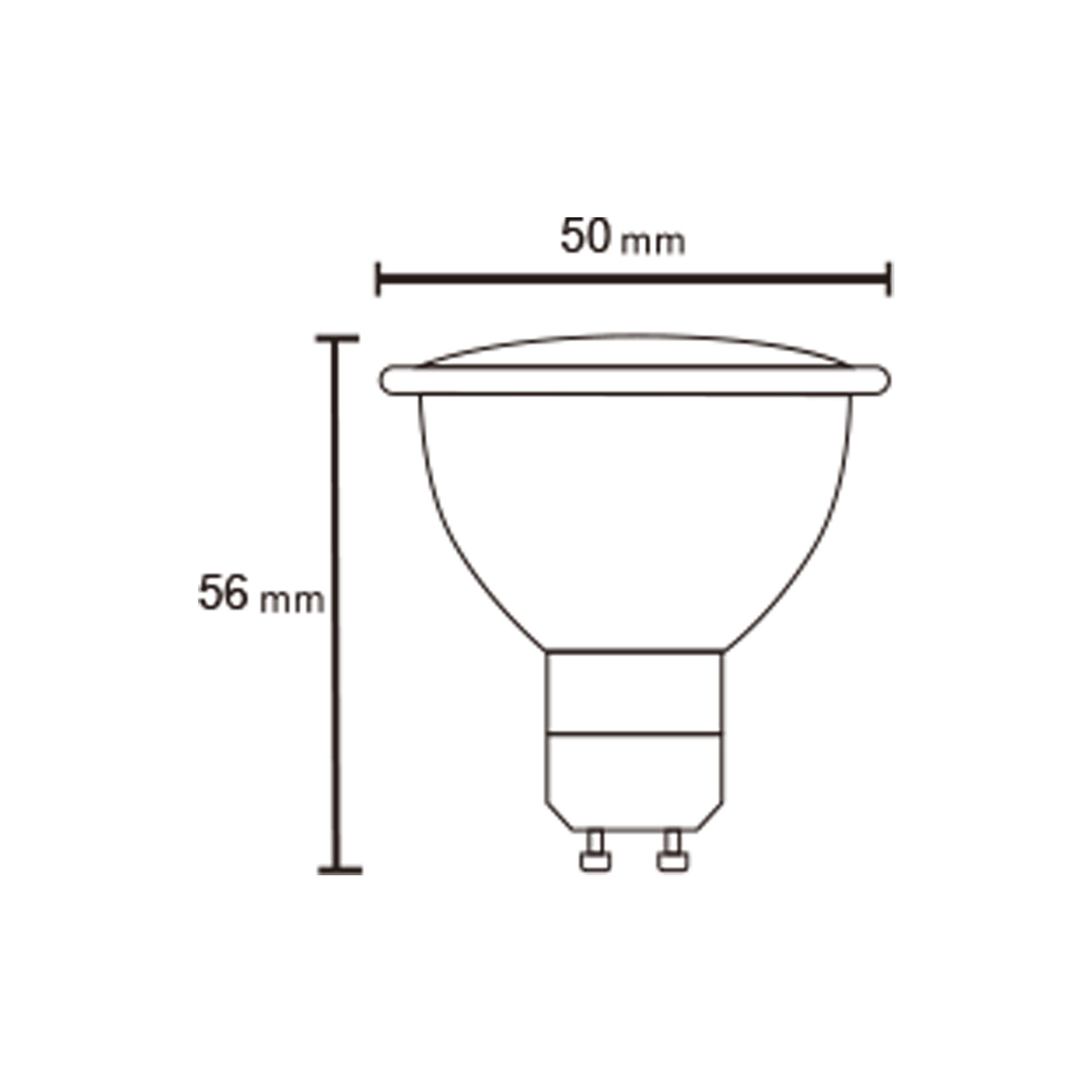 LAMPADINA LED * GU10 8W 38º 3000K
