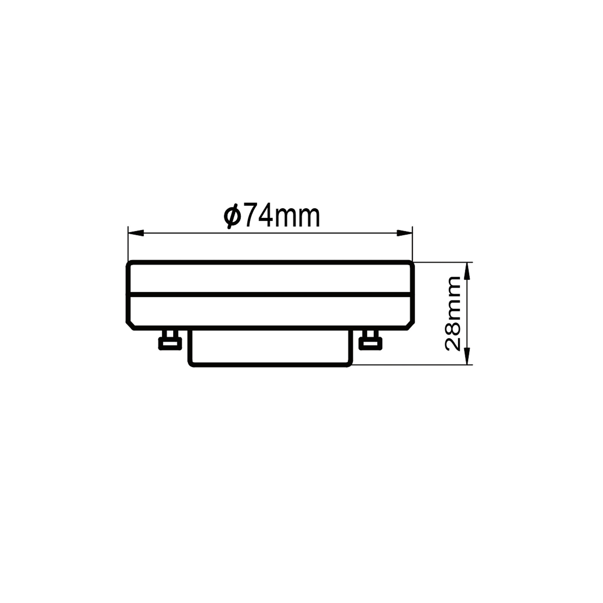 Lampadina LED * GX53 12W DIM 4000K