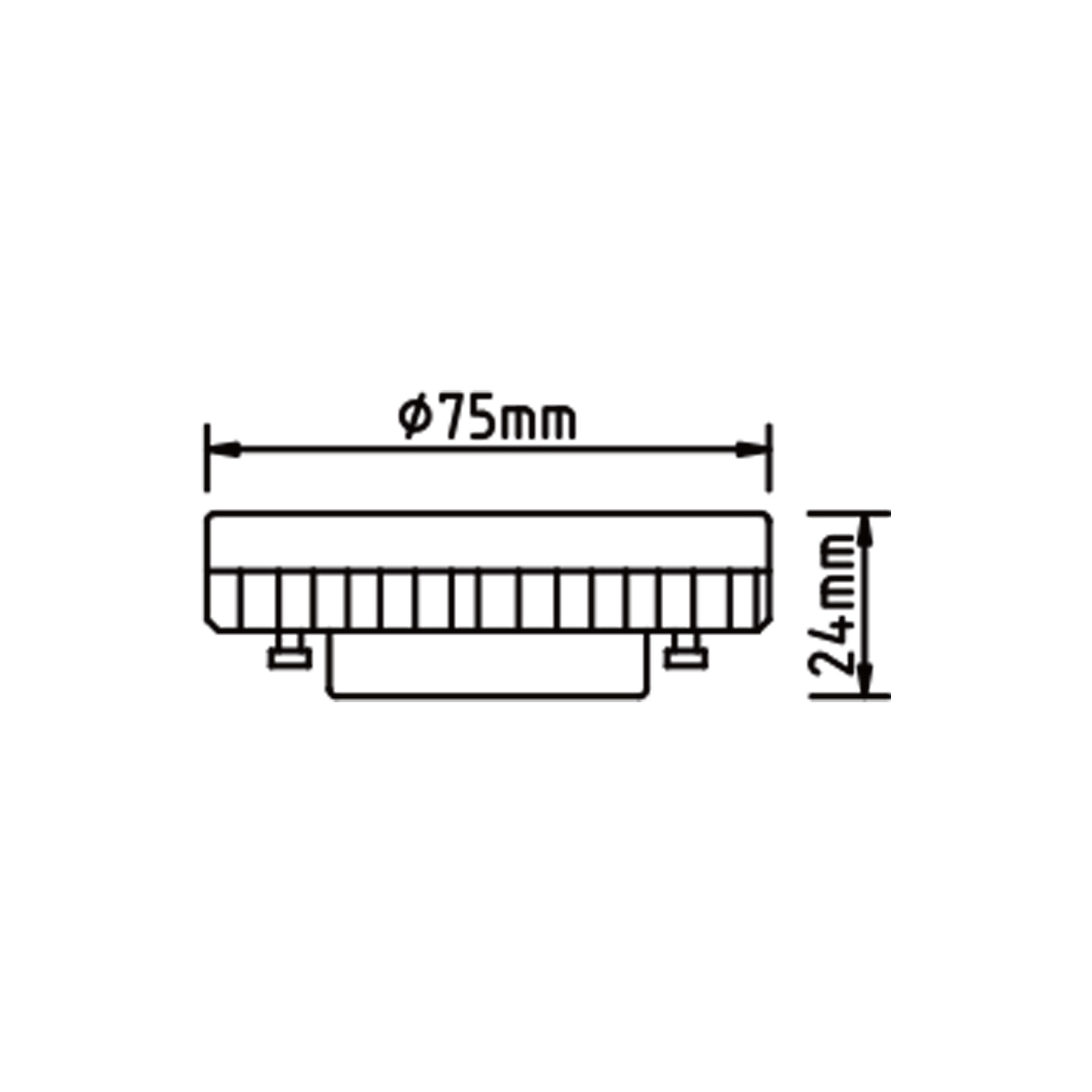 BULB LED GX53 9W 4000K  120º  730lm