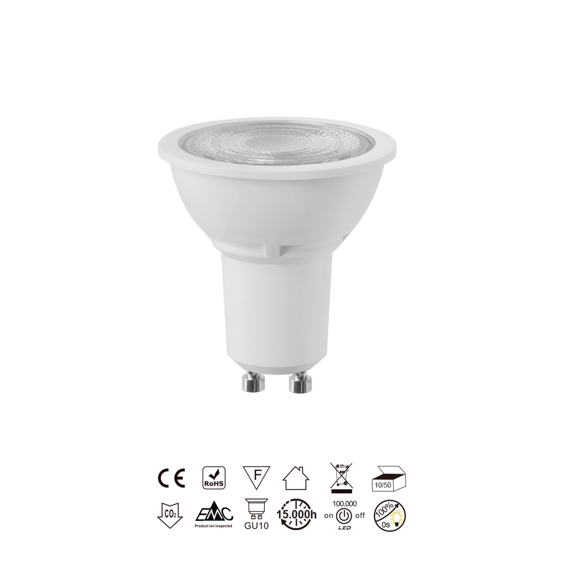 BULB LED - GU10 7W 2700K