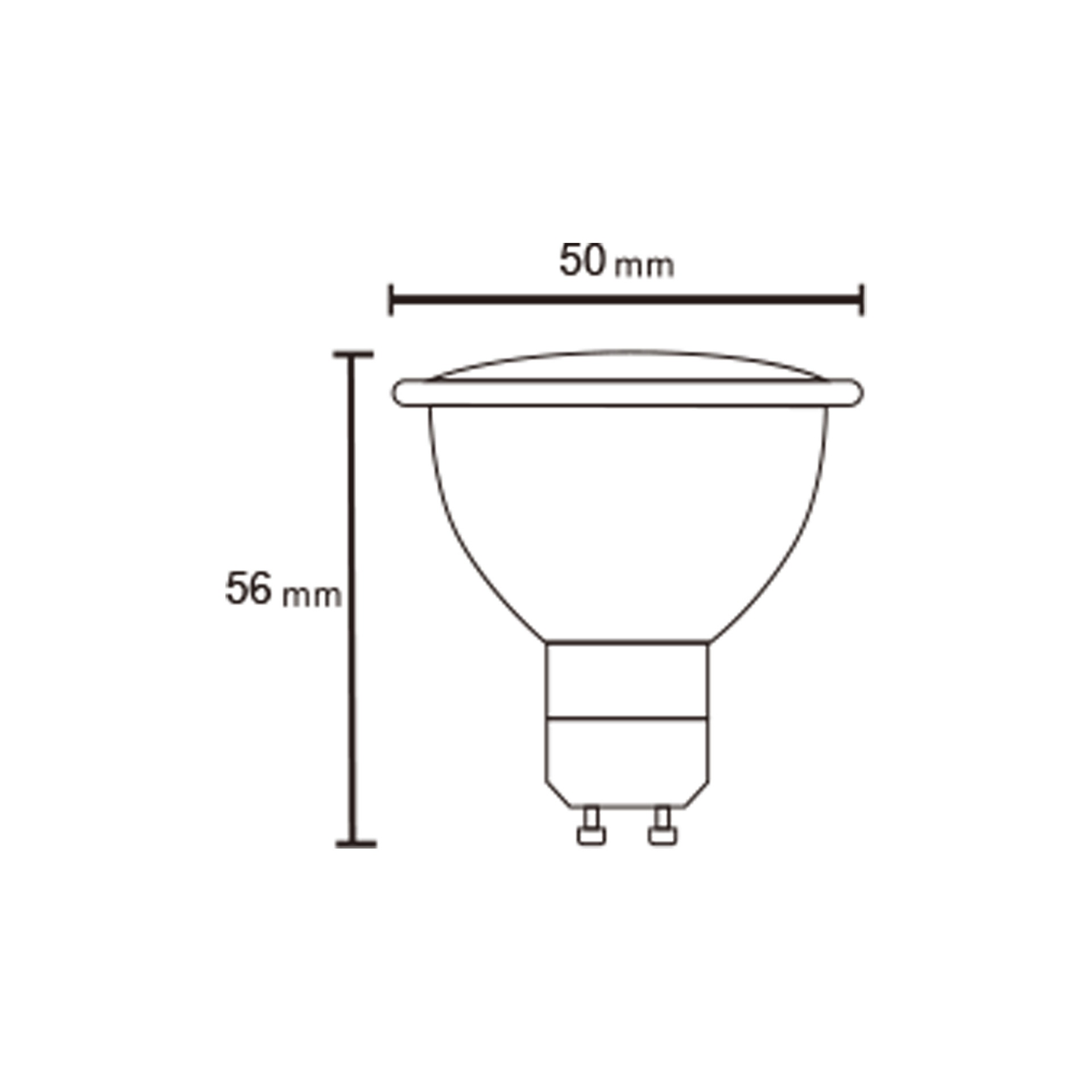 BULB LED - GU10 DIM 7W 3000K