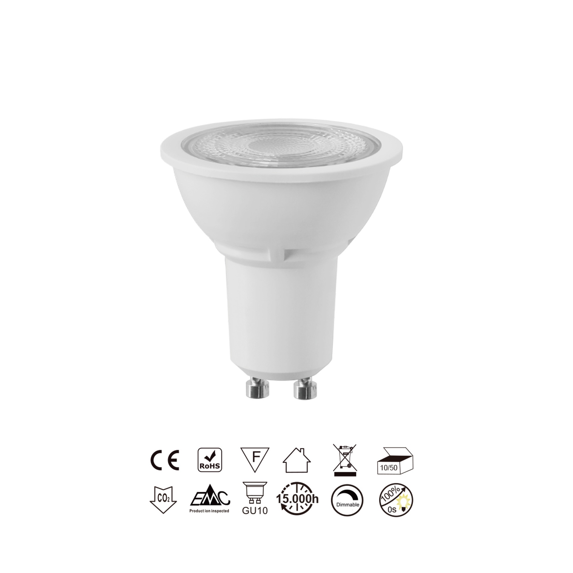Lampadina LED - GU10 DIM 7W 4000K