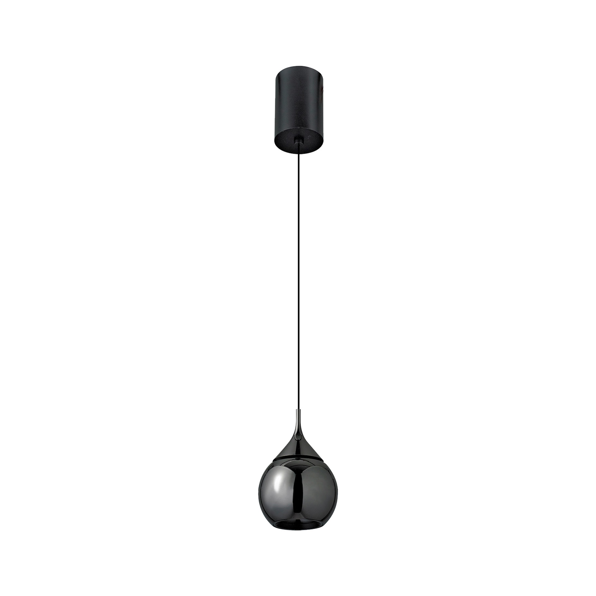 DROP * LED PENDANT 7W 3000K 36° BLACK PERL