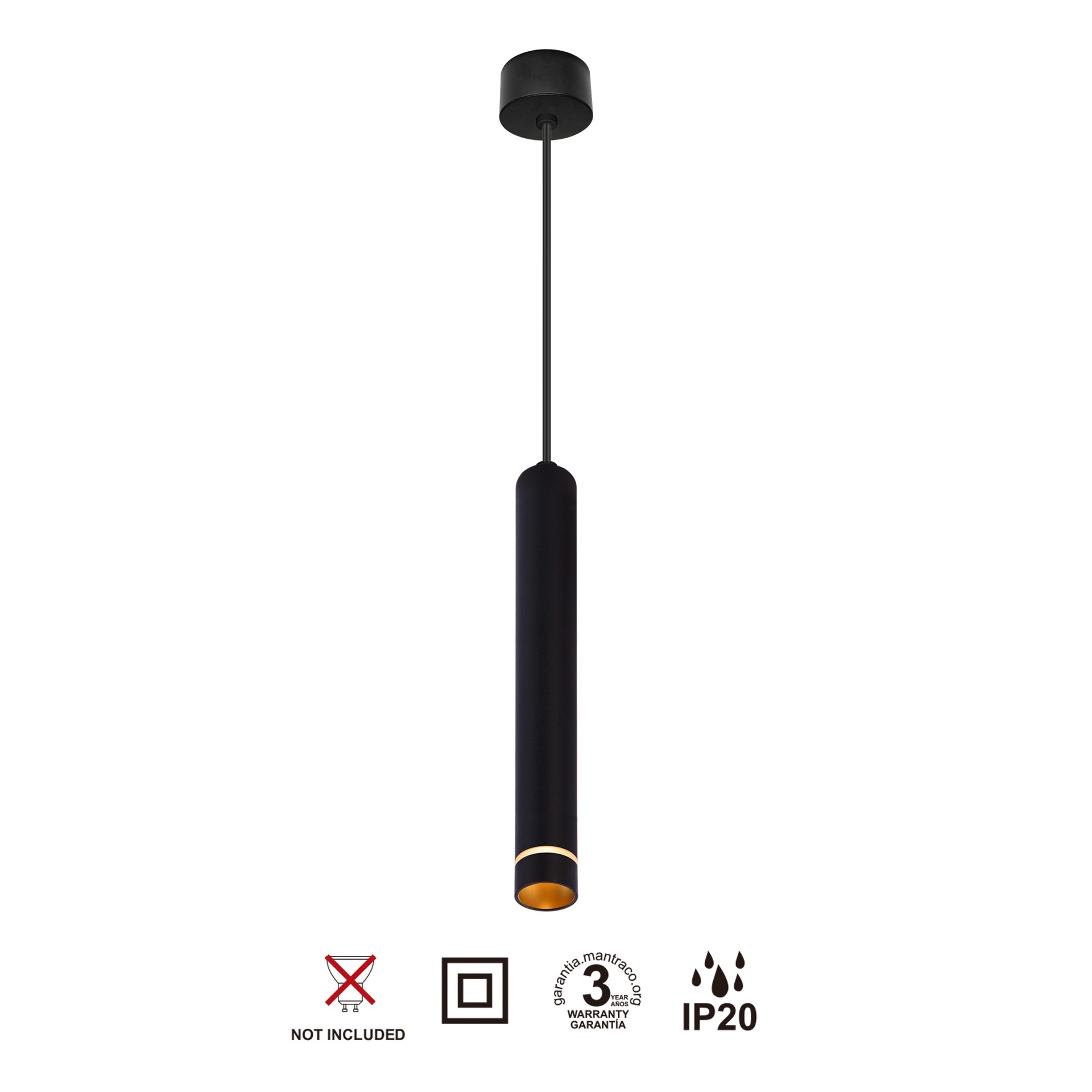 Split · Luminaires de plafond · Noir