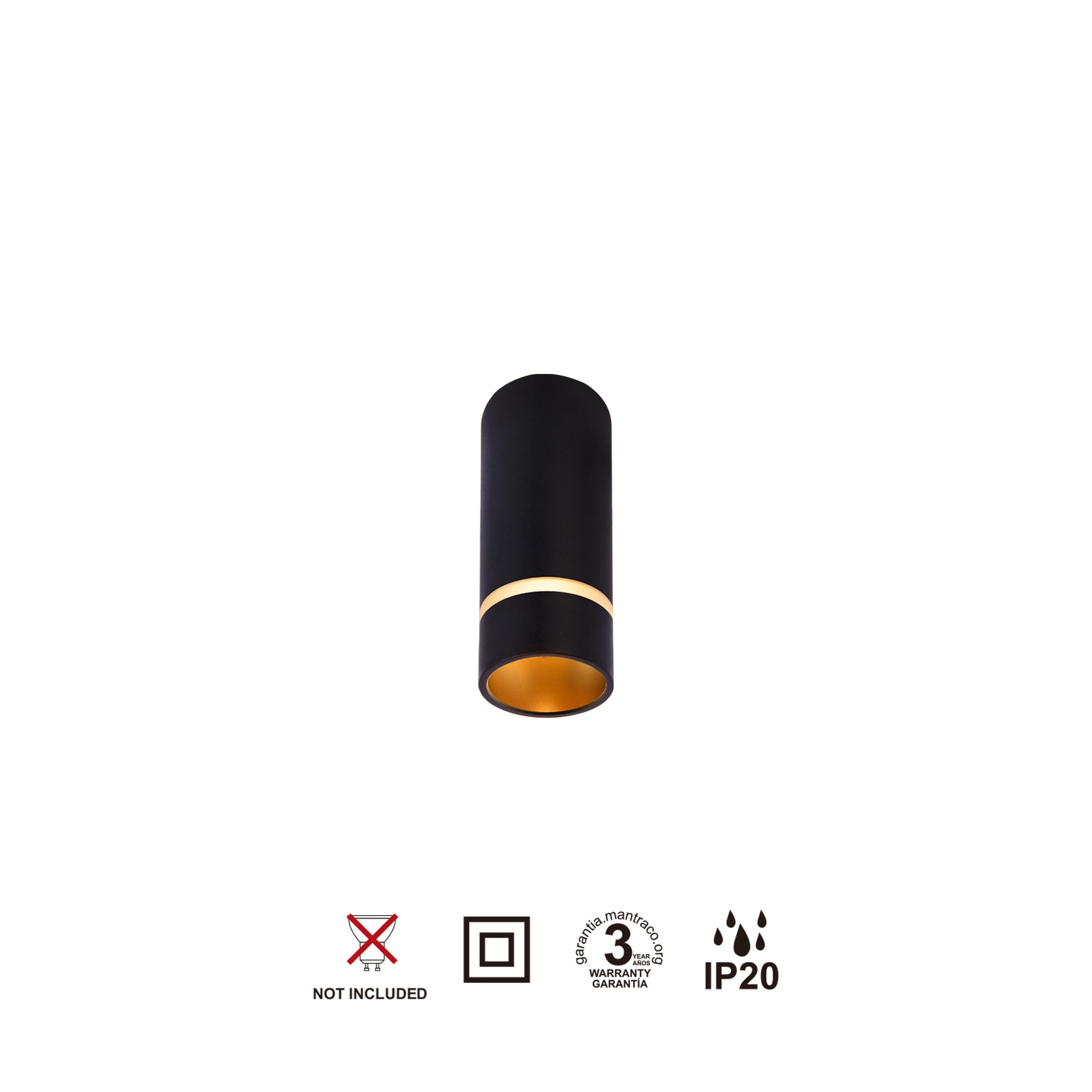 SPLIT * SPOT S MINI GU10 BLACK