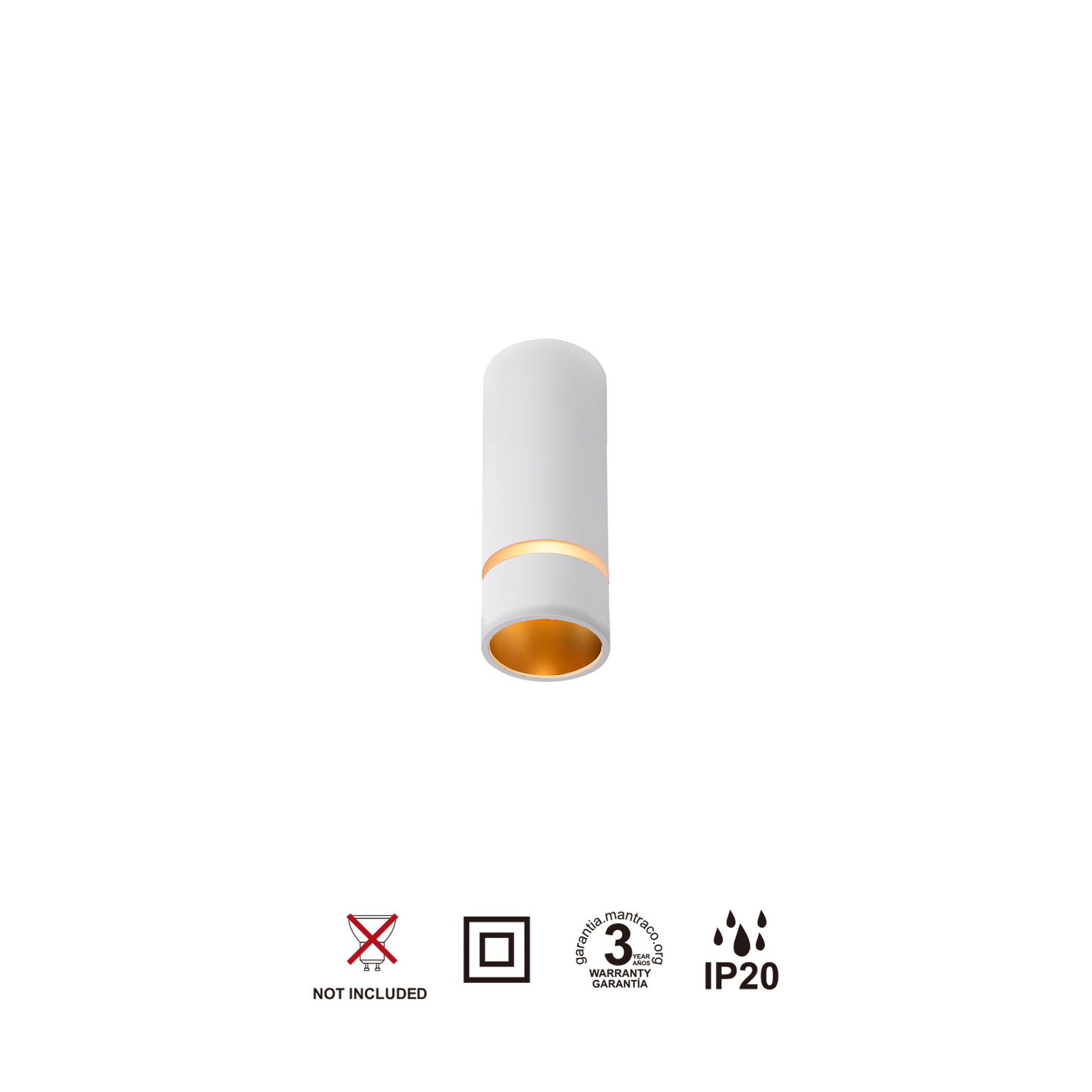 SPLIT * SPOT S MINI GU10 WHITE