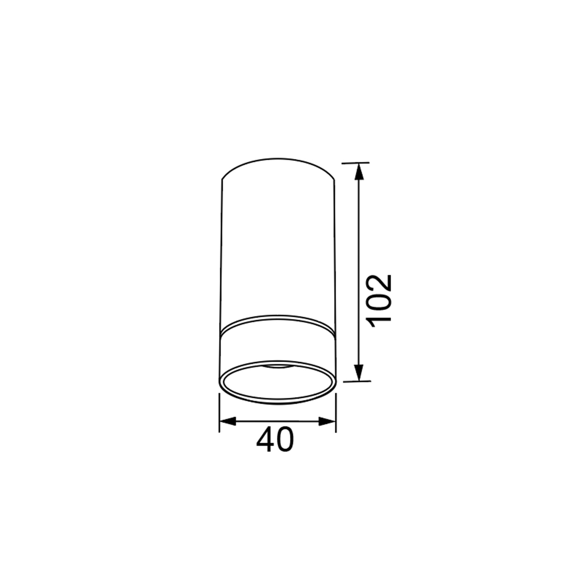 SPLIT * SPOT S MINI GU10 WHITE