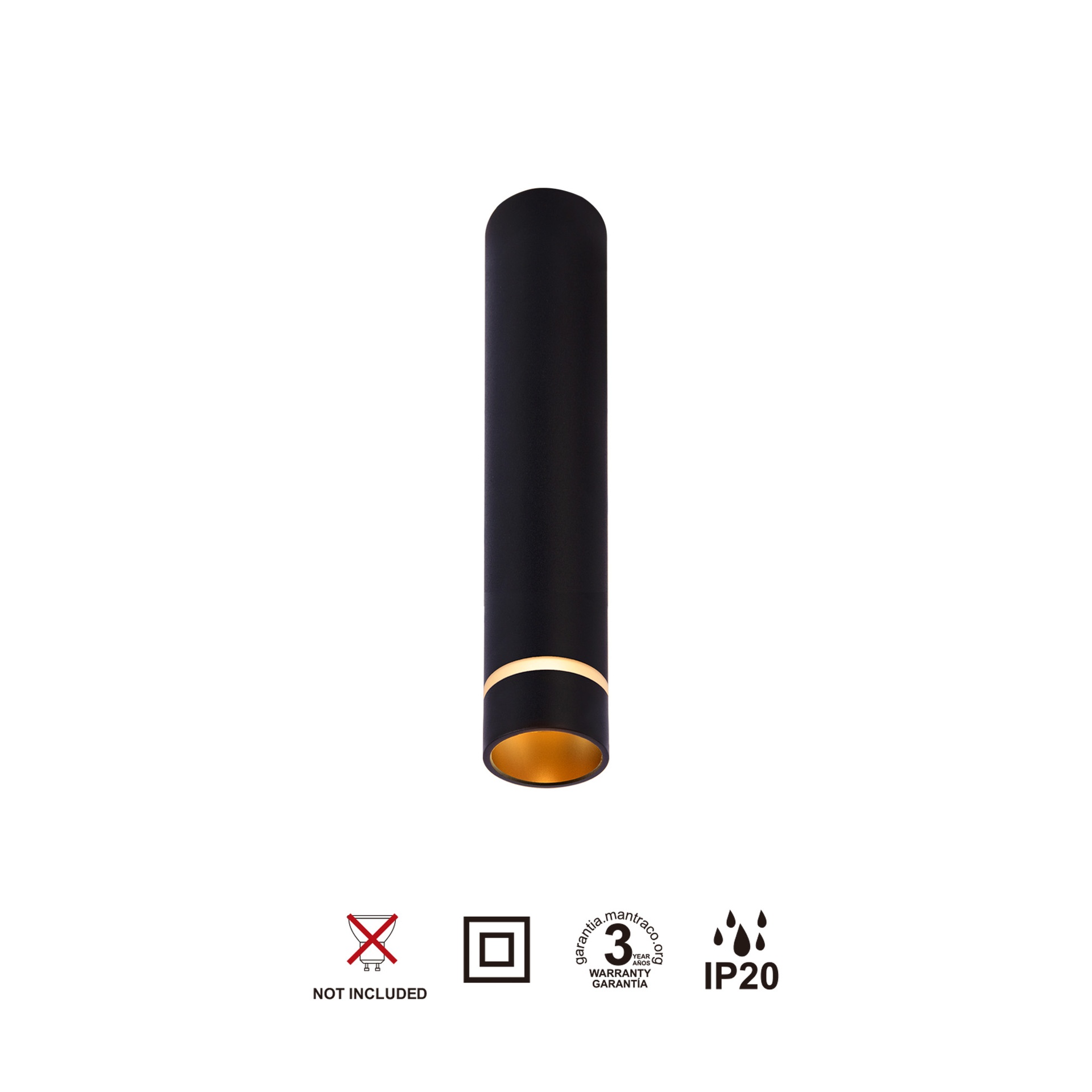Split · Lampade da soffitto · Nero