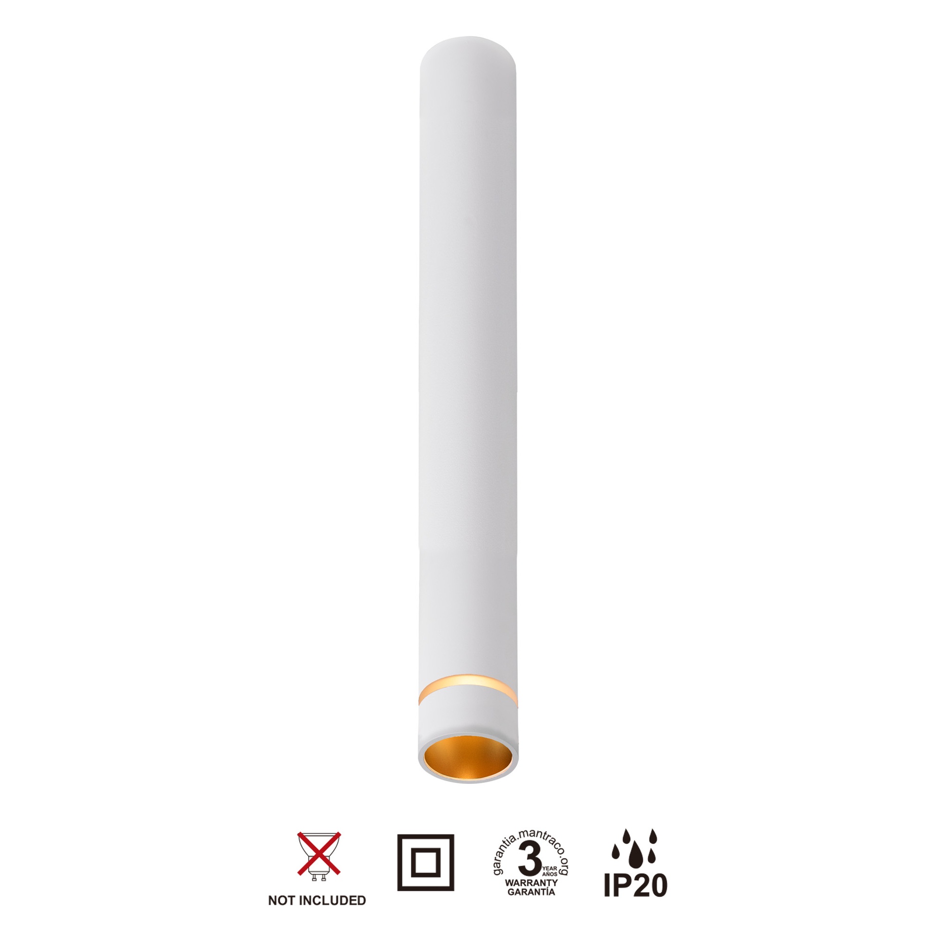 SPLIT * FARETTO L MINI GU10 BIANCO