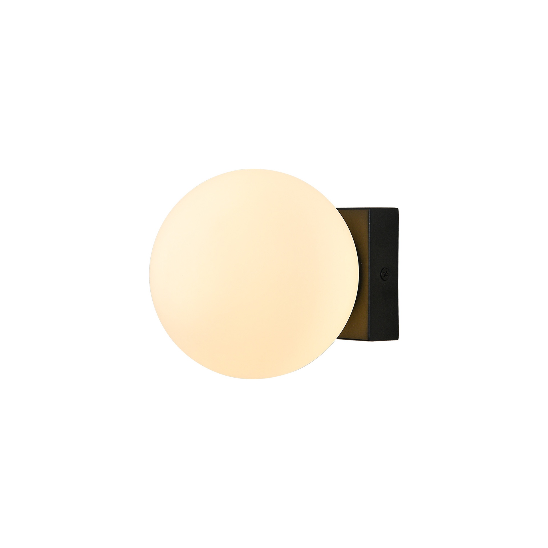 PUEBLA * PLAFONIERA / APPLIQUE LED 6W 3000K NERO