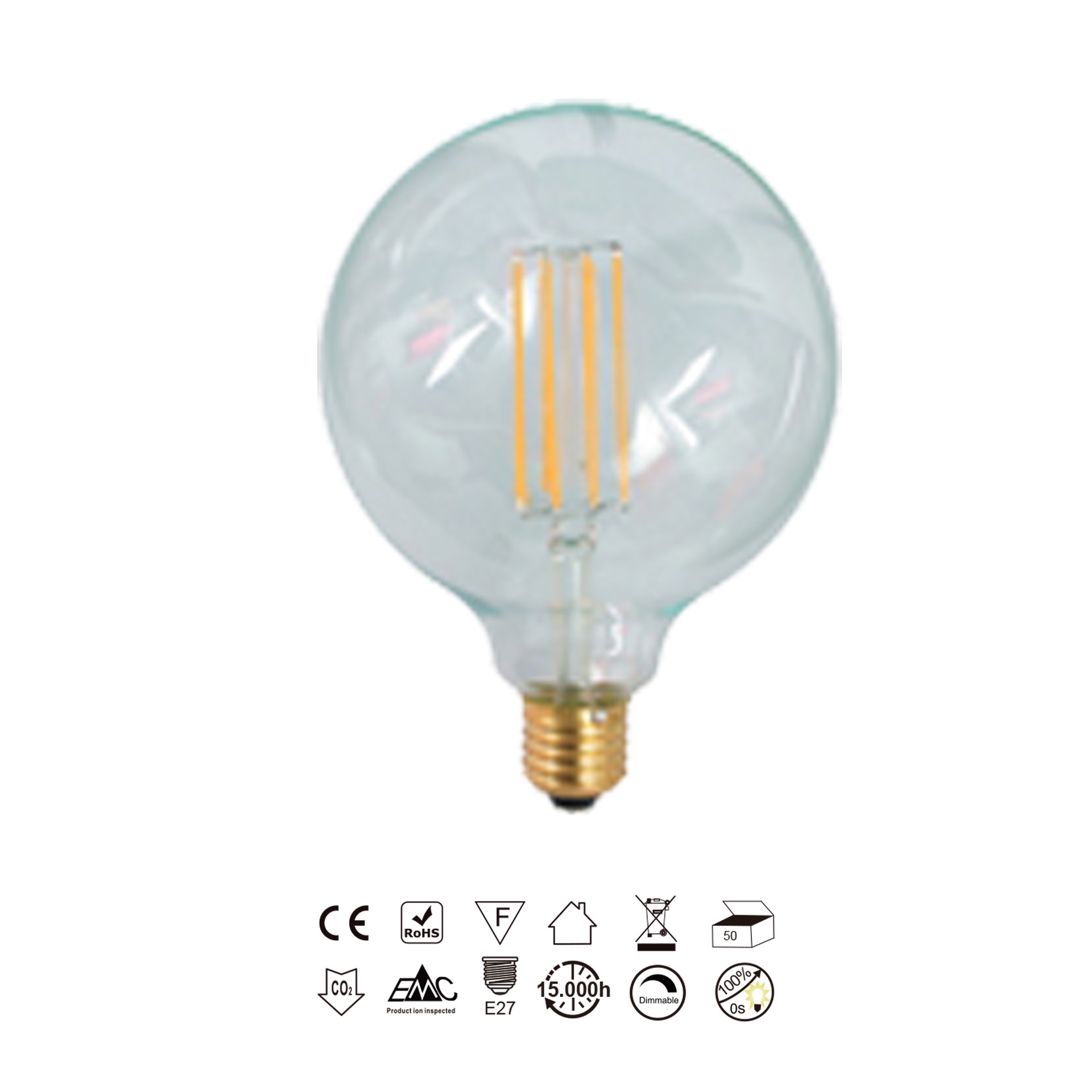 Bombillas E27 · Lampadine LED · Trasparente