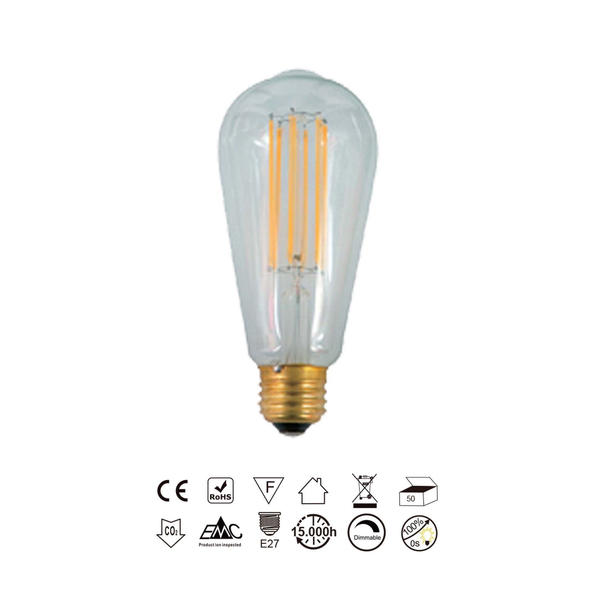 Bombillas E27 · Lampadine LED · Trasparente