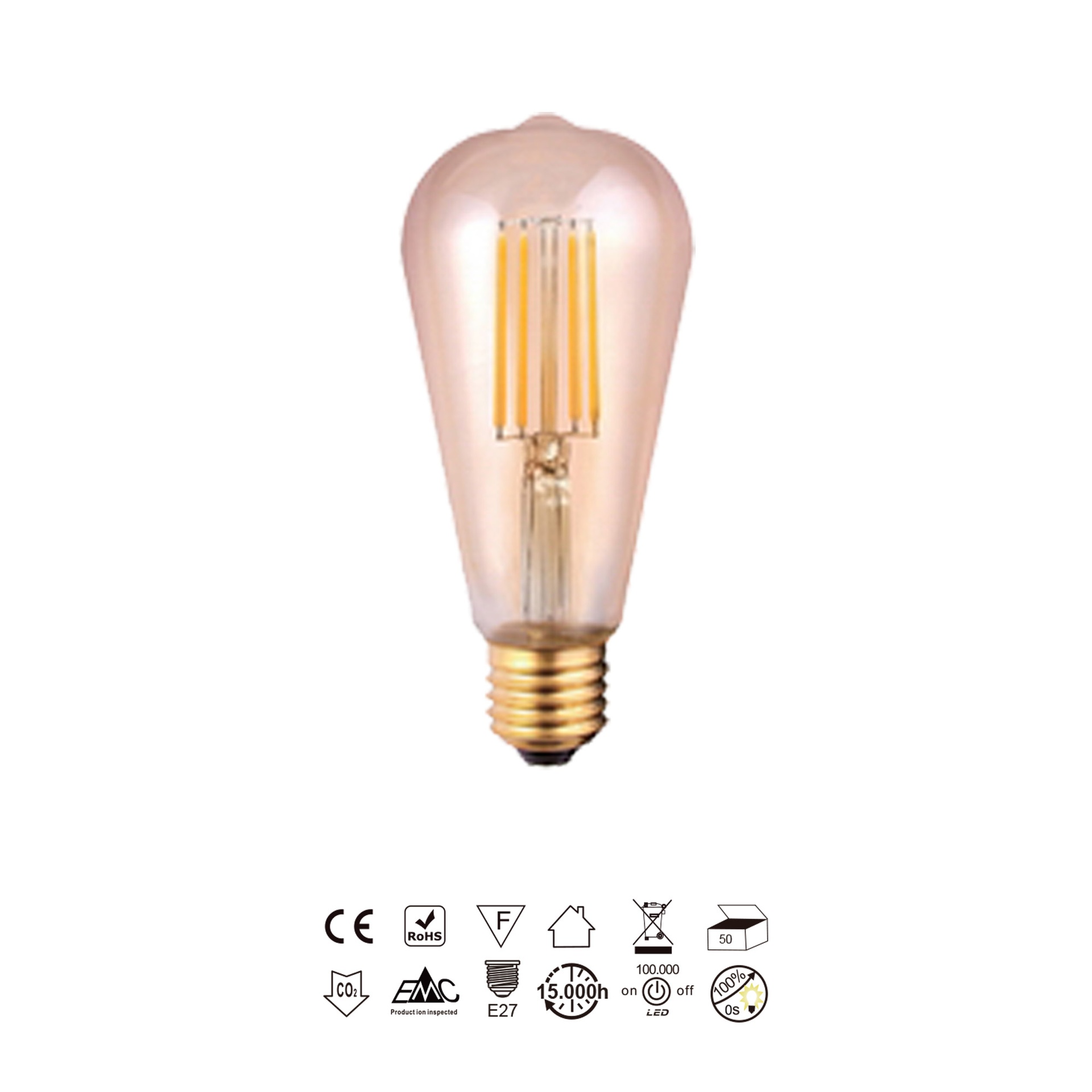Bombillas E27 · Ampoules LED · Transparent