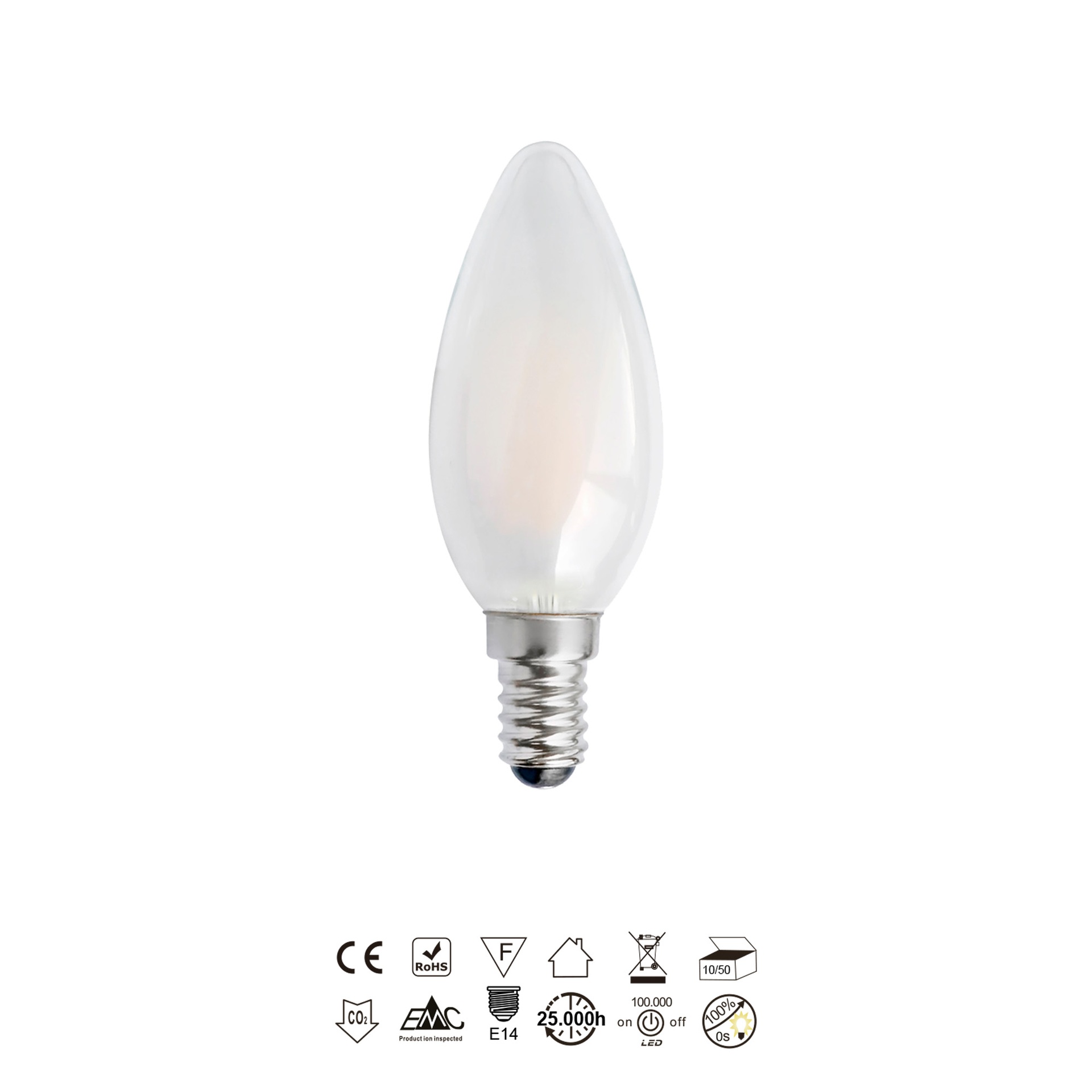 Lampadina LED - Lampadina E14 OPALE 3000K  4W