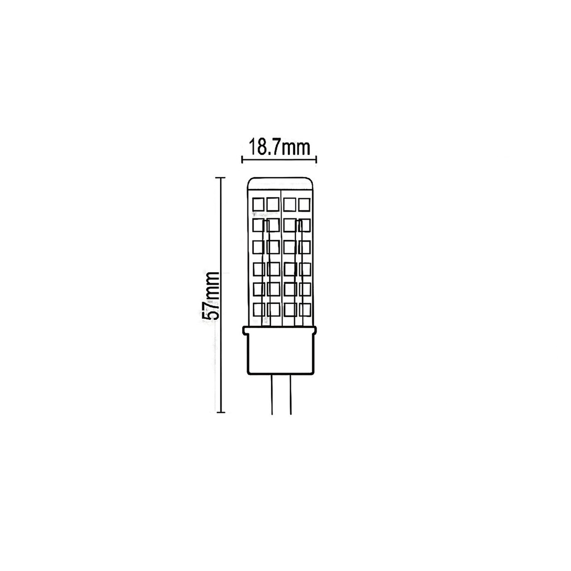 BULB LED G4 - IC - 5W - 4000K - 470Lm