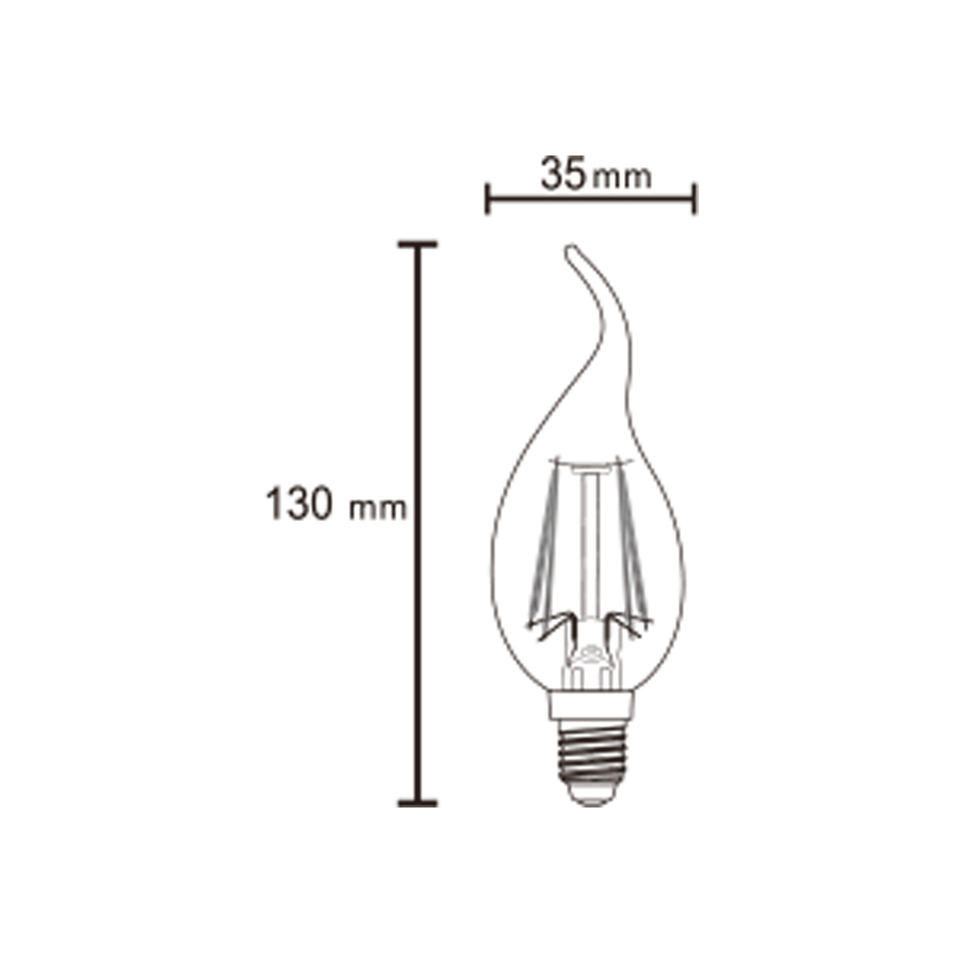 Bombillas E14 · Lampadine LED · Trasparente
