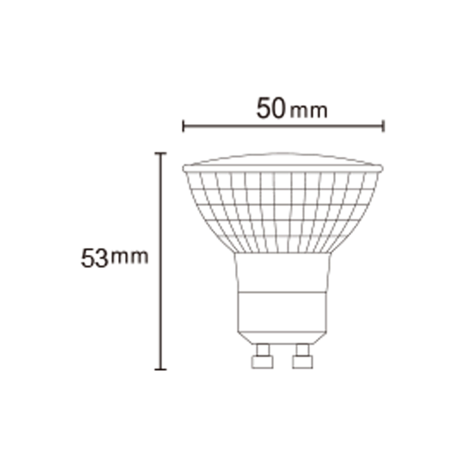 Bulb Led - Gu10 Reflector - 4W -5000K - 300Lm - 110º