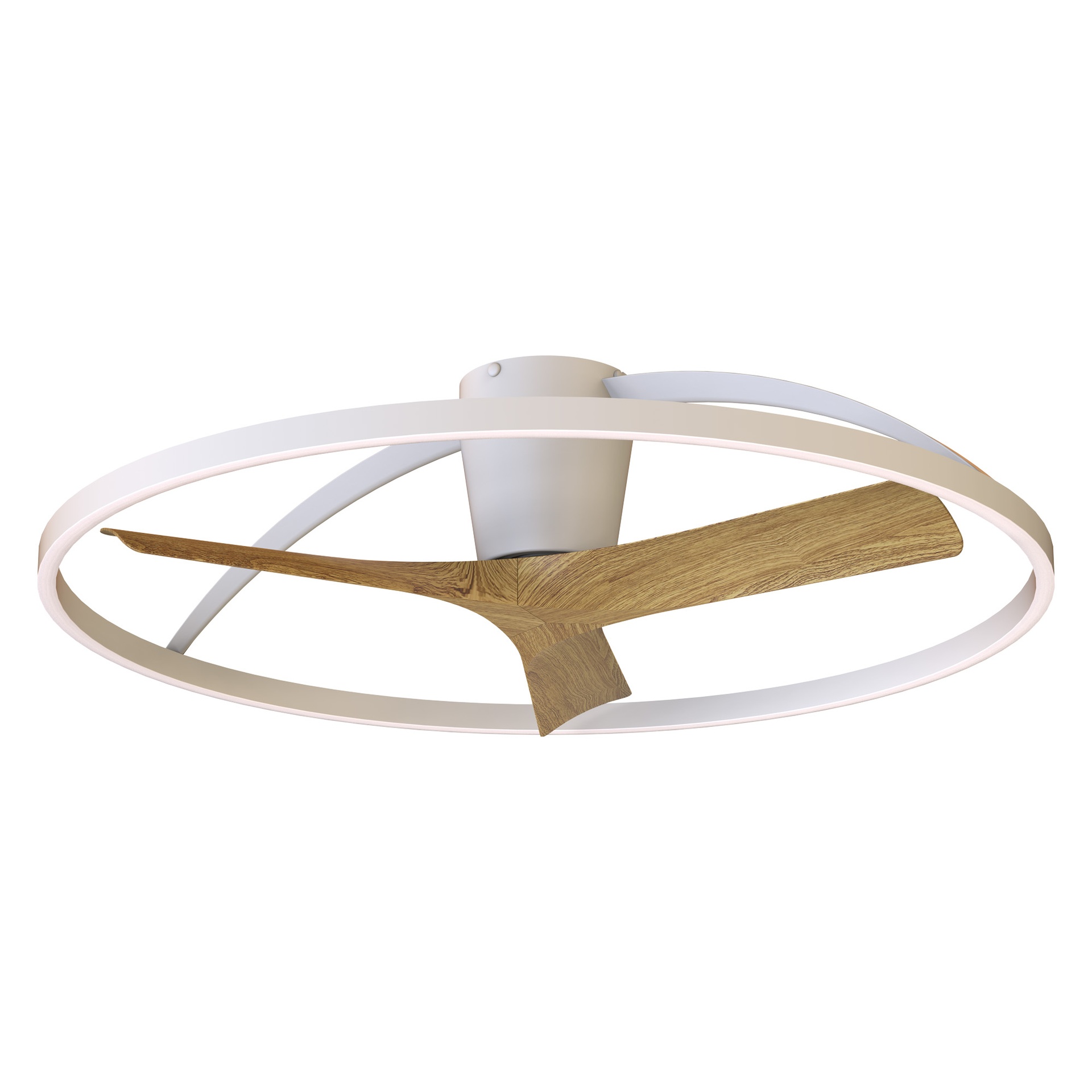 NEPAL II * CEILING FAN  - WHITE-WOOD - Large