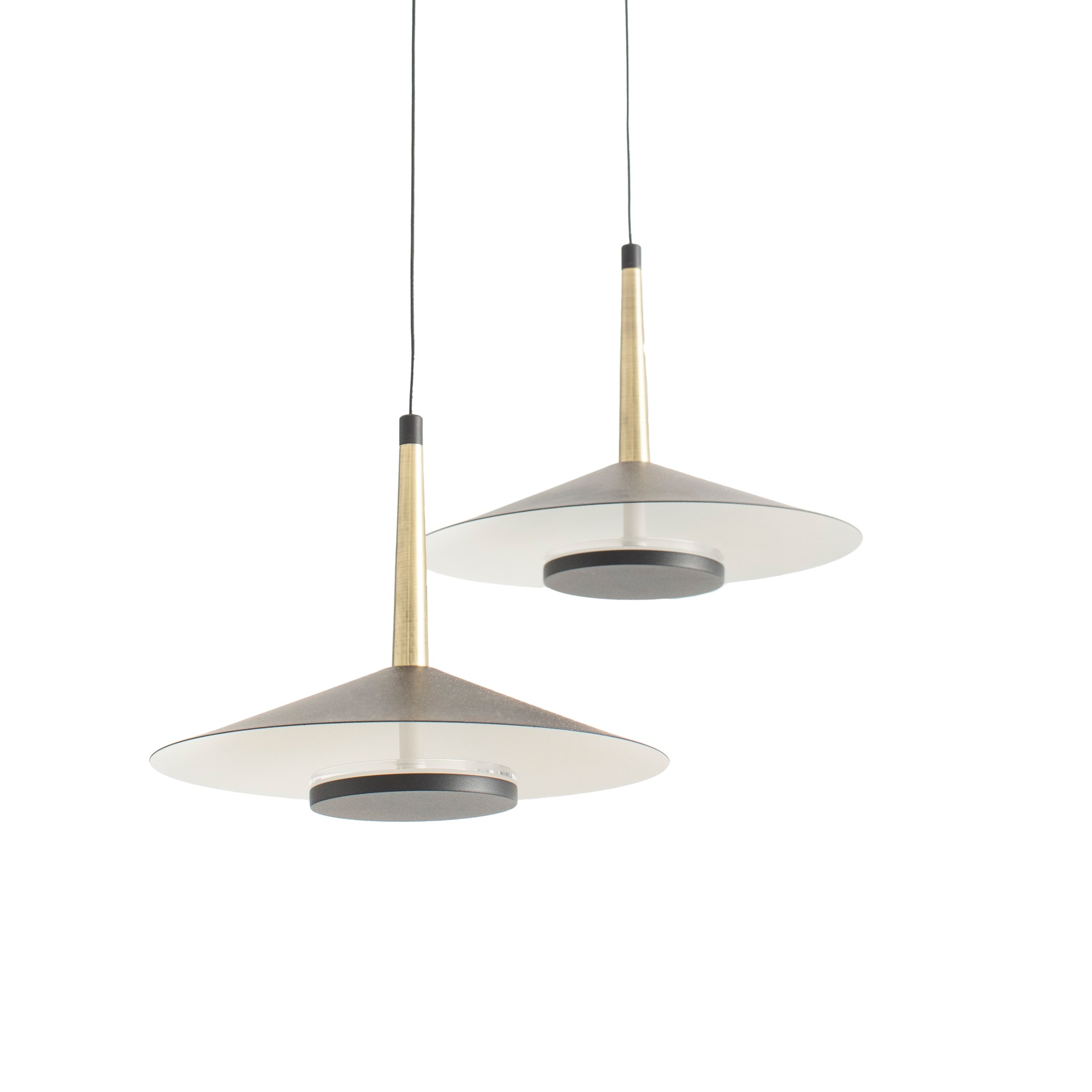 Orion · Luminarias de techo · Negro / Cuero